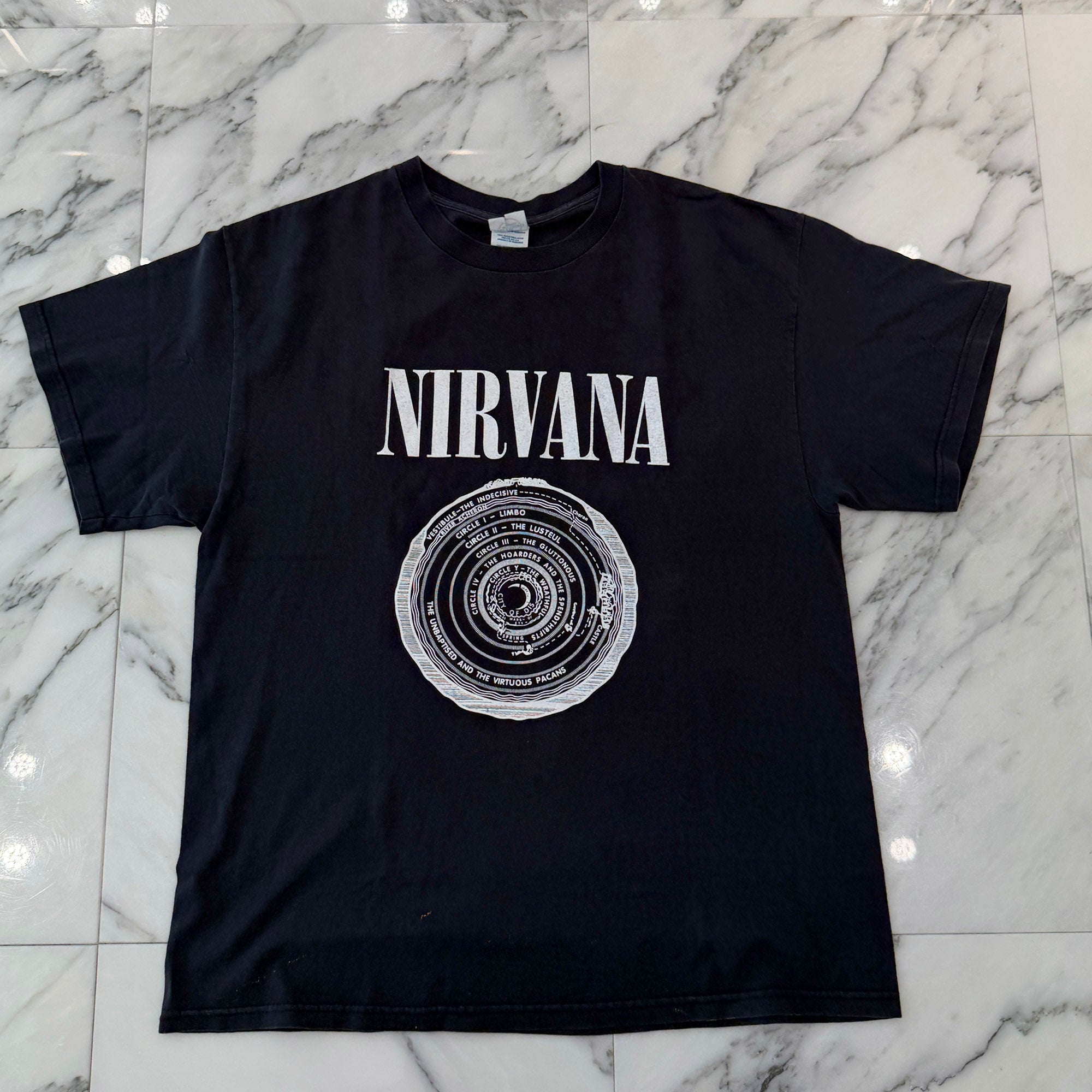 Vintage 90's NIRVANA "Vestibule" Delta S/S Tee Size L 90's ニルヴァーナ "ヴェスティビュール" デルタ社製 Tシャツ サイズL