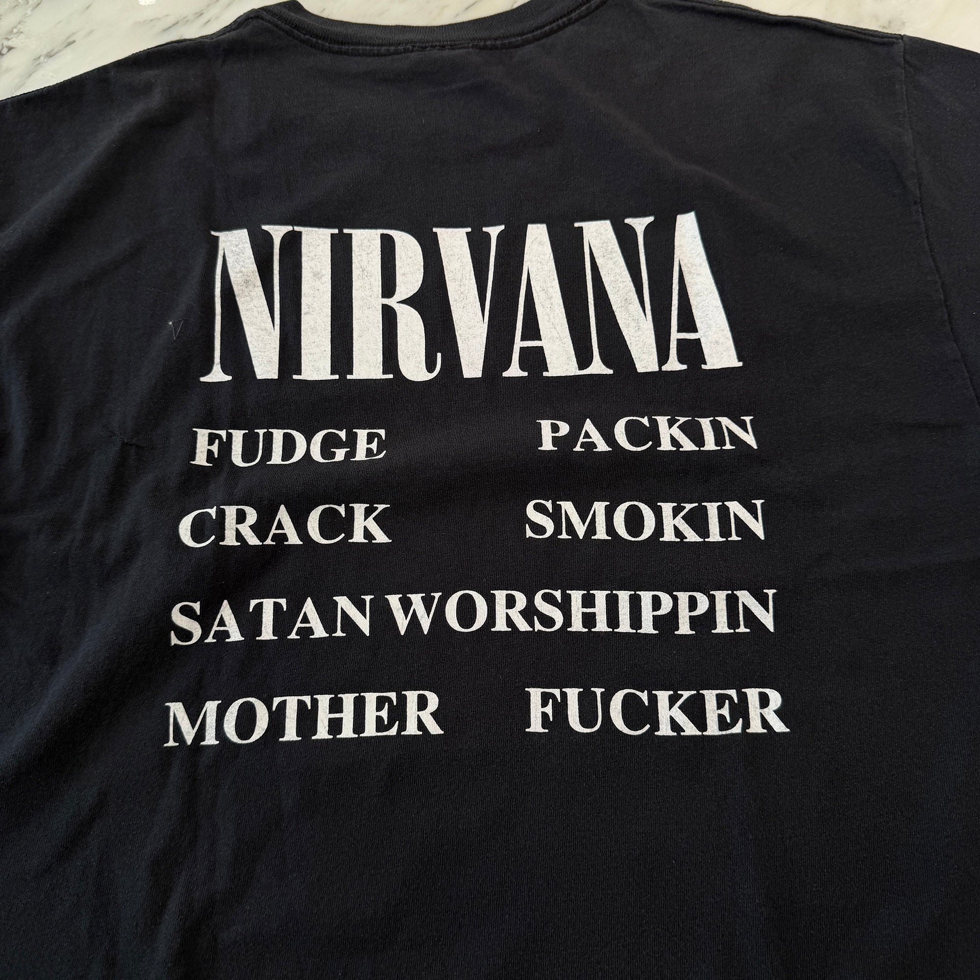 Vintage 90's NIRVANA "Vestibule" Delta S/S Tee Size L 90's ニルヴァーナ "ヴェスティビュール" デルタ社製 Tシャツ サイズL