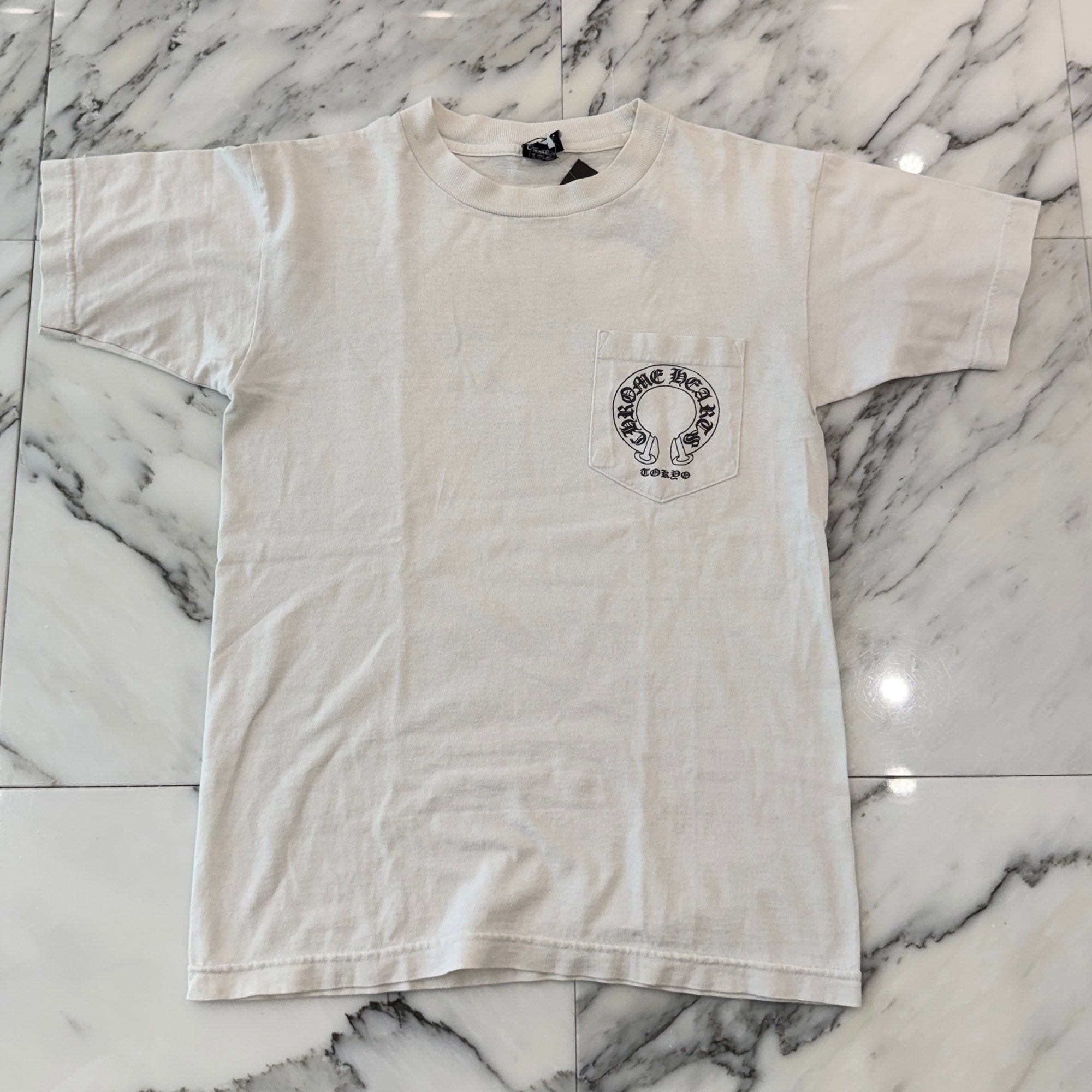 CHROME HEARTS Tokyo Limited Back Hairy Cross Fuck You Logo Tee Size S クロムハーツ 東京限定 バックヘイリークロス ファックユーロゴ Tシャツ サイズS