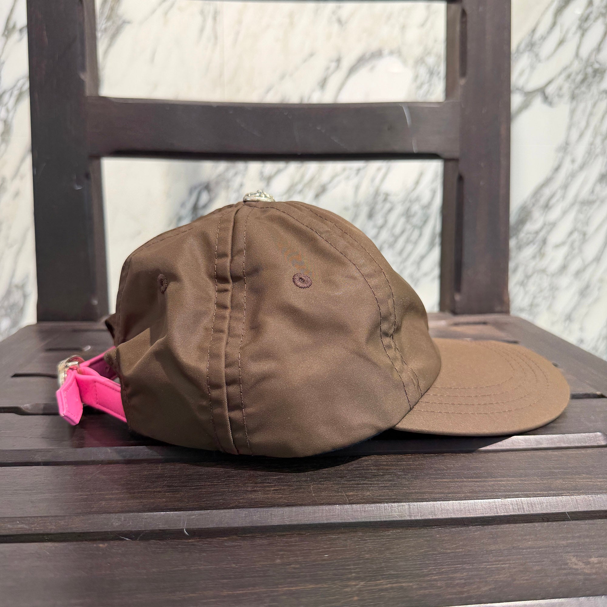 CHROME HEARTS Striped Heart Trucker Cap Size ONE SIZE (53-60) クロムハーツ ストライプハートトラッカーキャップ サイズ ONE SIZE (53-60)