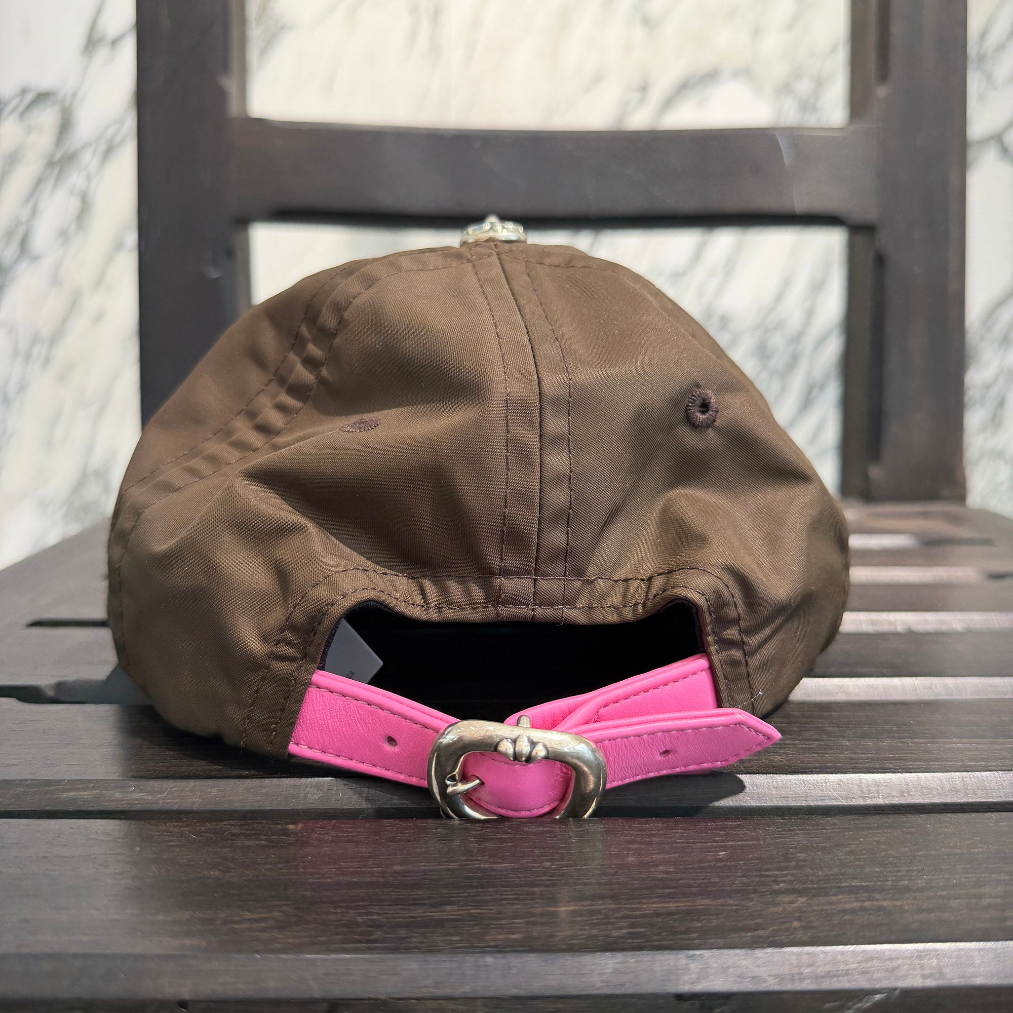 CHROME HEARTS Striped Heart Trucker Cap Size ONE SIZE (53-60) クロムハーツ ストライプハートトラッカーキャップ サイズ ONE SIZE (53-60)