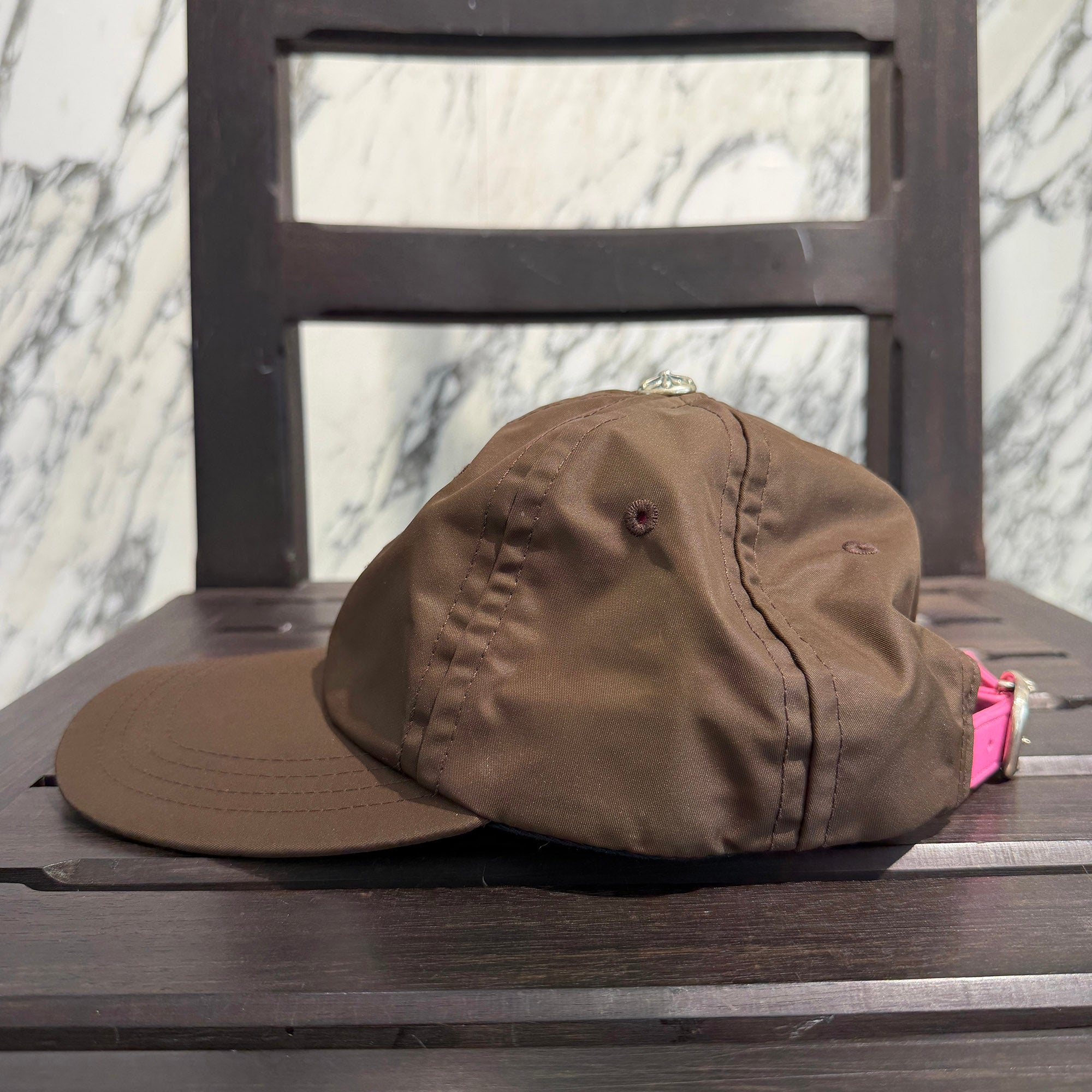 CHROME HEARTS Striped Heart Trucker Cap Size ONE SIZE (53-60) クロムハーツ ストライプハートトラッカーキャップ サイズ ONE SIZE (53-60)