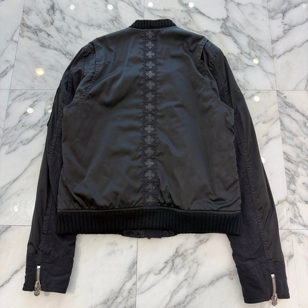 CHROME HEARTS CH Plus Patch Uncle Slam Bomber Jacket Size M クロムハーツ CHプラス パッチ アンクル スラム ボンバージャケット サイズM