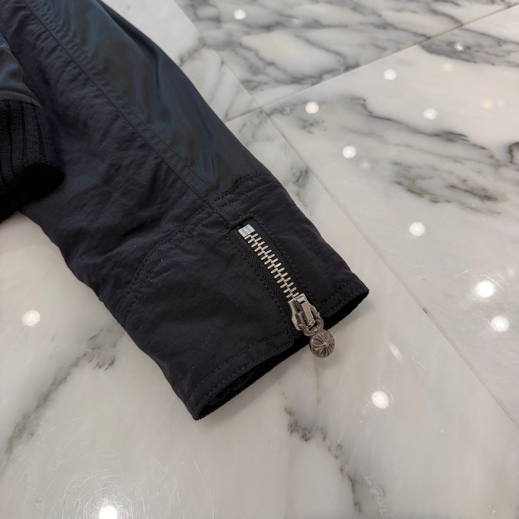 CHROME HEARTS CH Plus Patch Uncle Slam Bomber Jacket Size M クロムハーツ CHプラス パッチ アンクル スラム ボンバージャケット サイズM