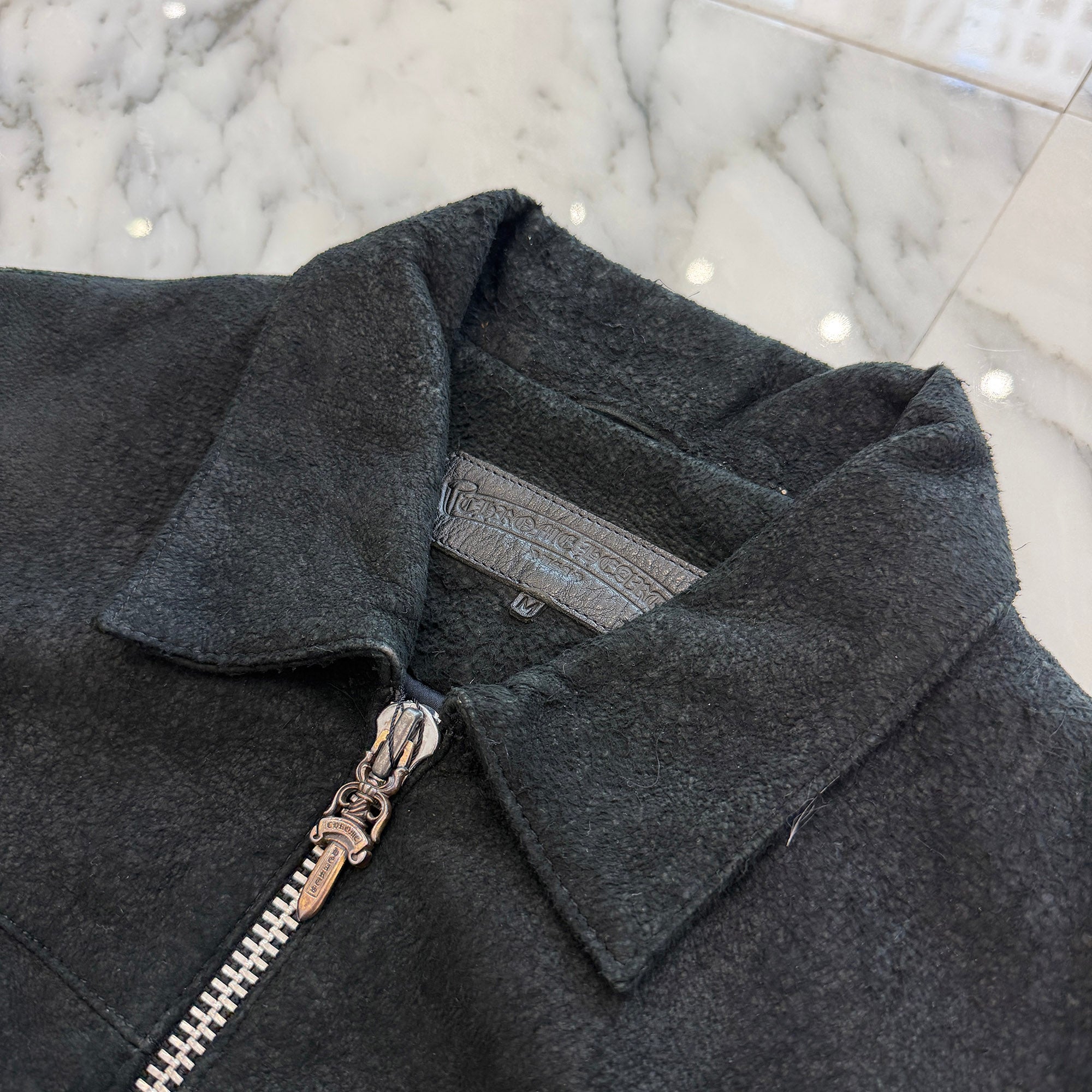 CHROME HEARTS Carmalita Dagger Zip Up Jacket Size M クロムハーツ カルマリータ ダガー ジップアップ ジャケット サイズM