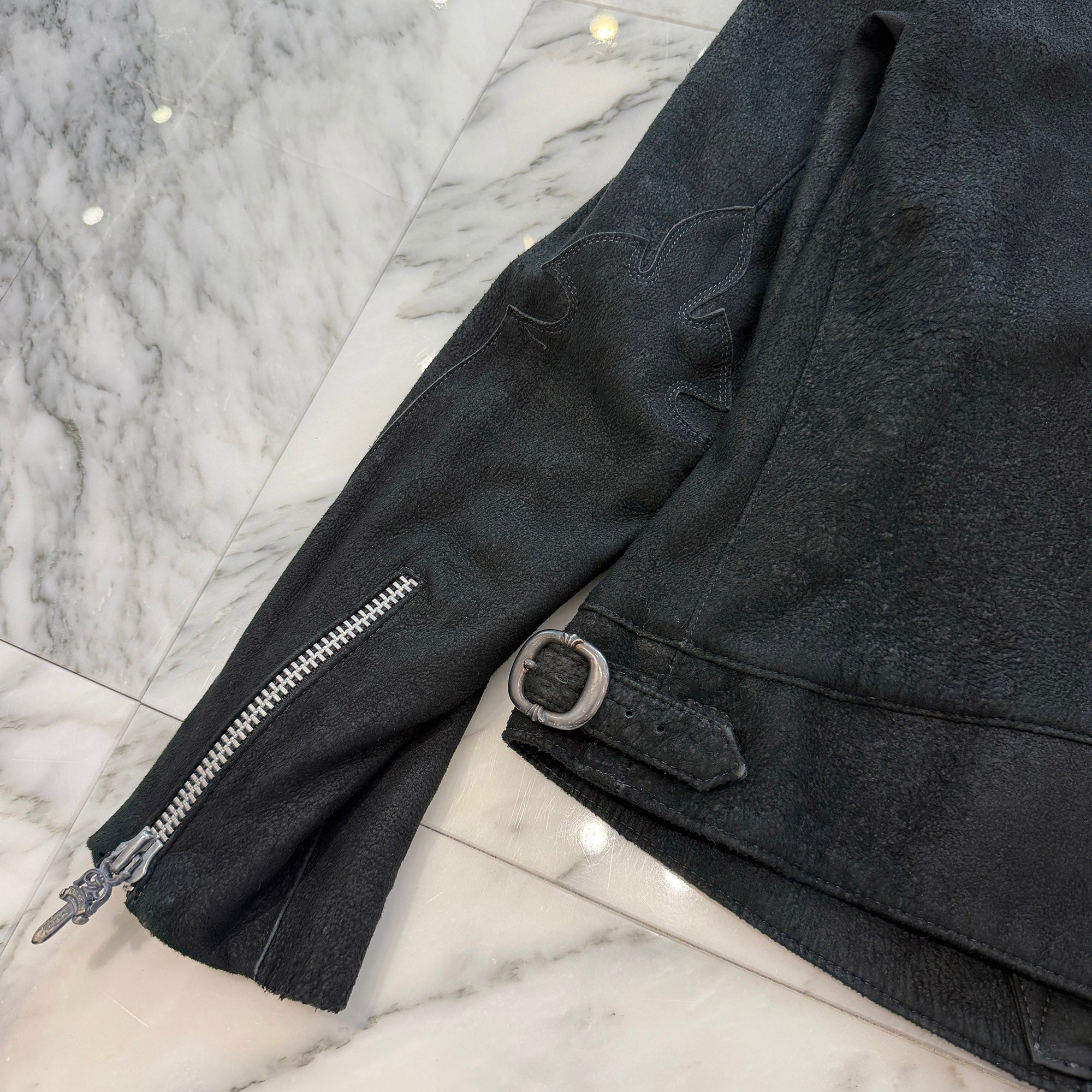 CHROME HEARTS Carmalita Dagger Zip Up Jacket Size M クロムハーツ カルマリータ ダガー ジップアップ ジャケット サイズM