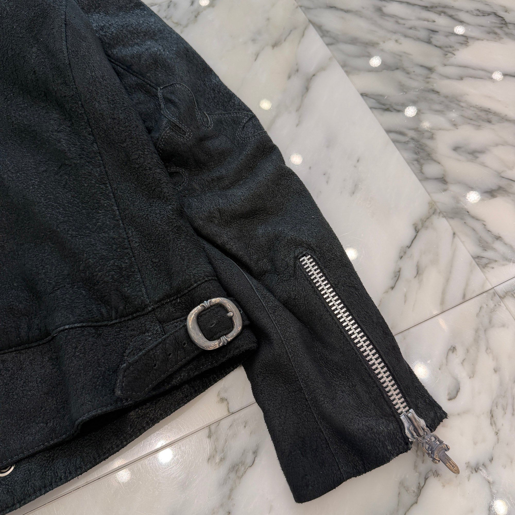 CHROME HEARTS Carmalita Dagger Zip Up Jacket Size M クロムハーツ カルマリータ ダガー ジップアップ ジャケット サイズM