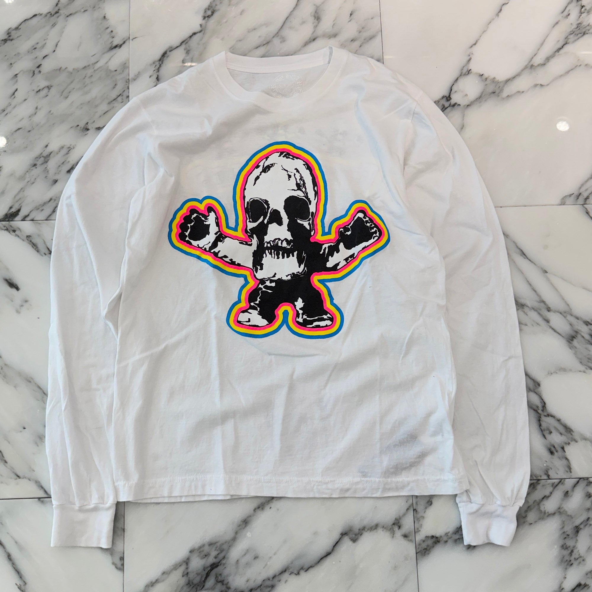 CHROME HEARTS 2024SS FOTI Rainbow Scroll Logo Long Sleeve Tee Size M クロムハーツ フォティ レインボースクロールロゴ ロングスリーブ Tシャツ サイズM