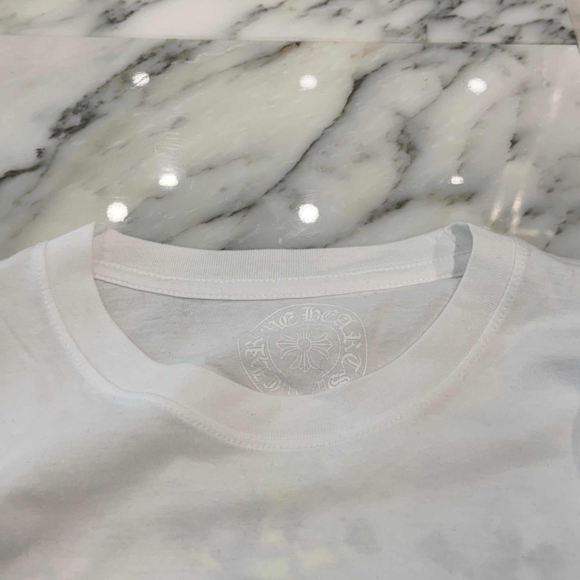 CHROME HEARTS 2024SS FOTI Rainbow Scroll Logo Long Sleeve Tee Size M クロムハーツ フォティ レインボースクロールロゴ ロングスリーブ Tシャツ サイズM