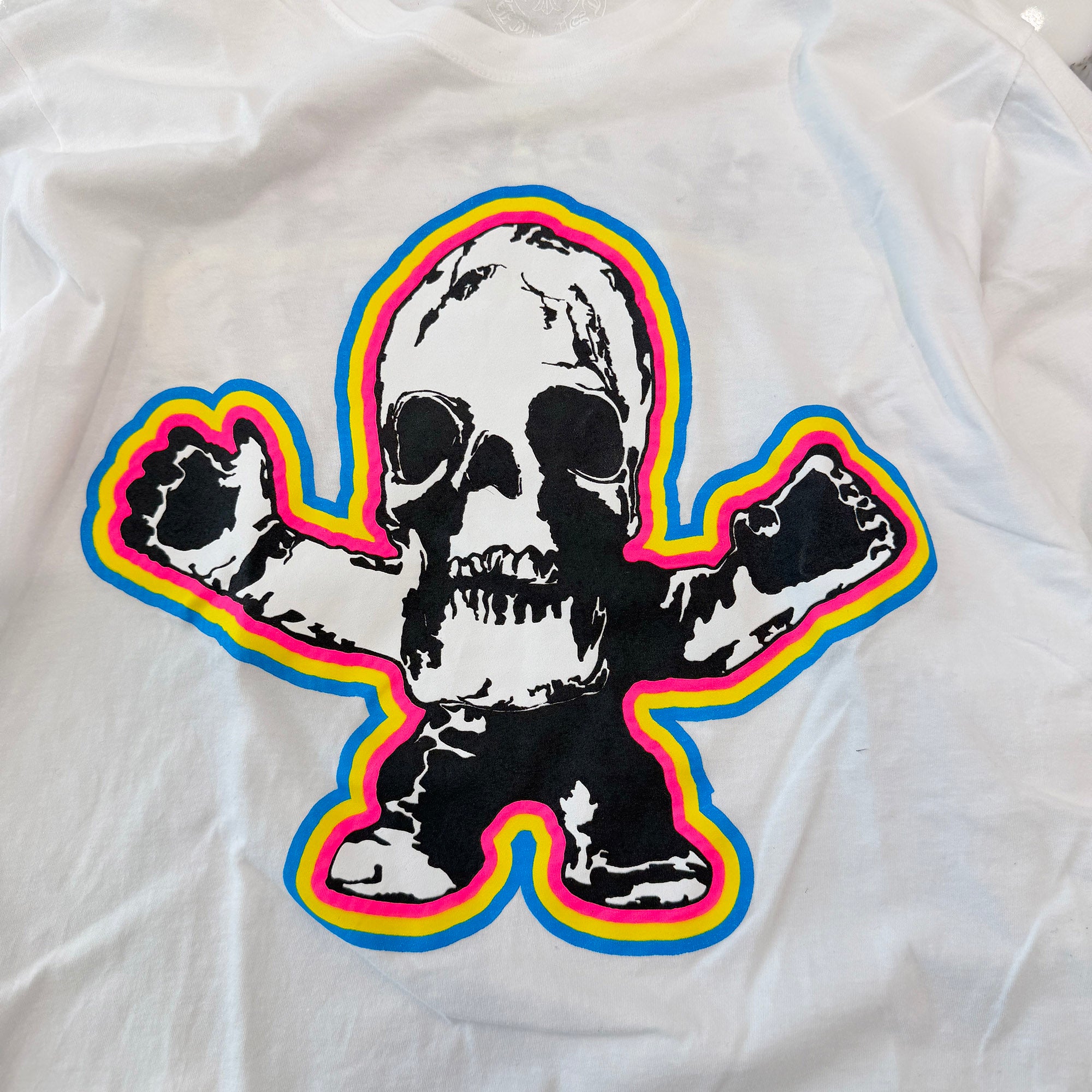 CHROME HEARTS 2024SS FOTI Rainbow Scroll Logo Long Sleeve Tee Size M クロムハーツ フォティ レインボースクロールロゴ ロングスリーブ Tシャツ サイズM