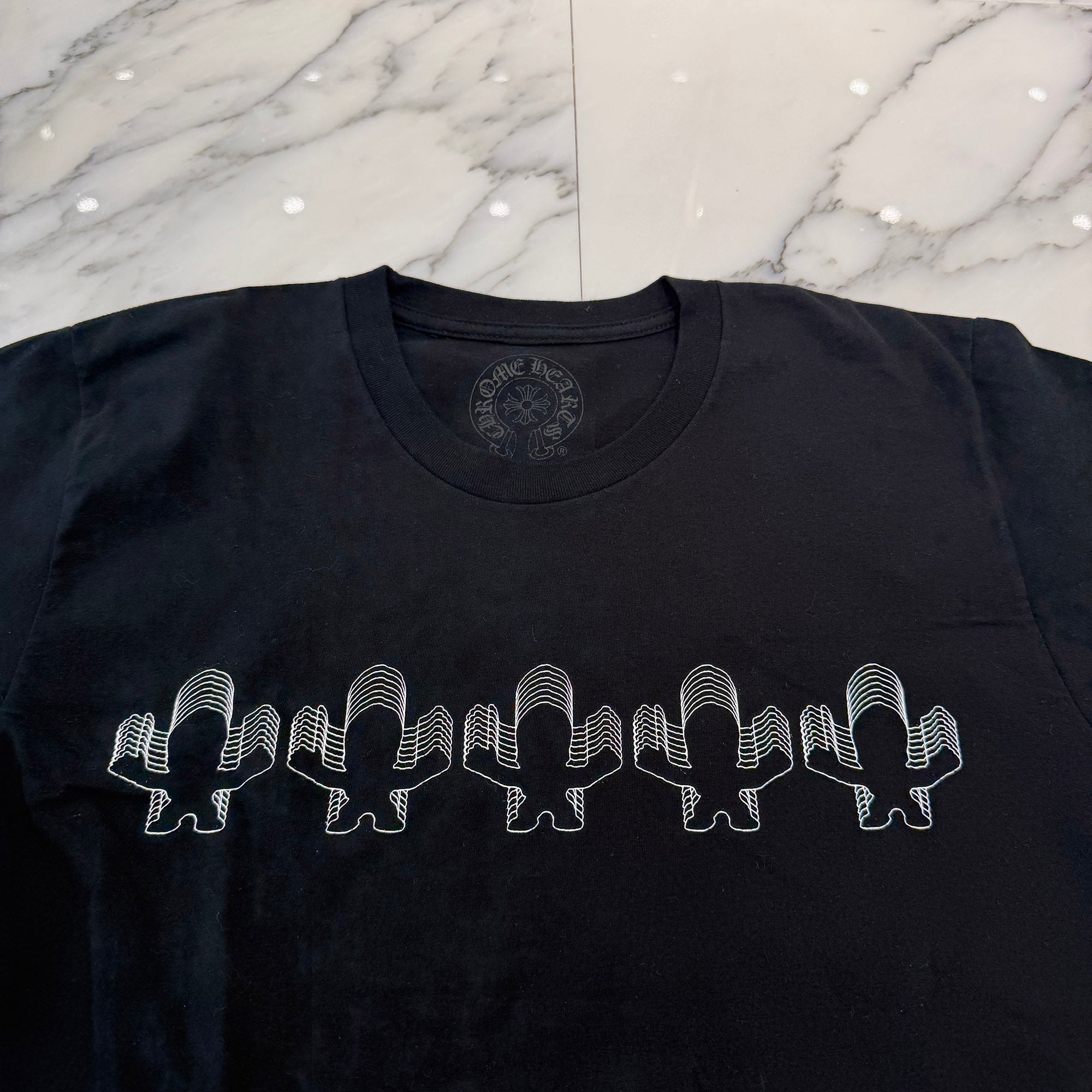 CHROME HEARTS FOTI Harris Teeter Multi Print Tee Size M クロムハーツ フォティ・ハリスティーター マルチ プリント Tシャツ サイズM