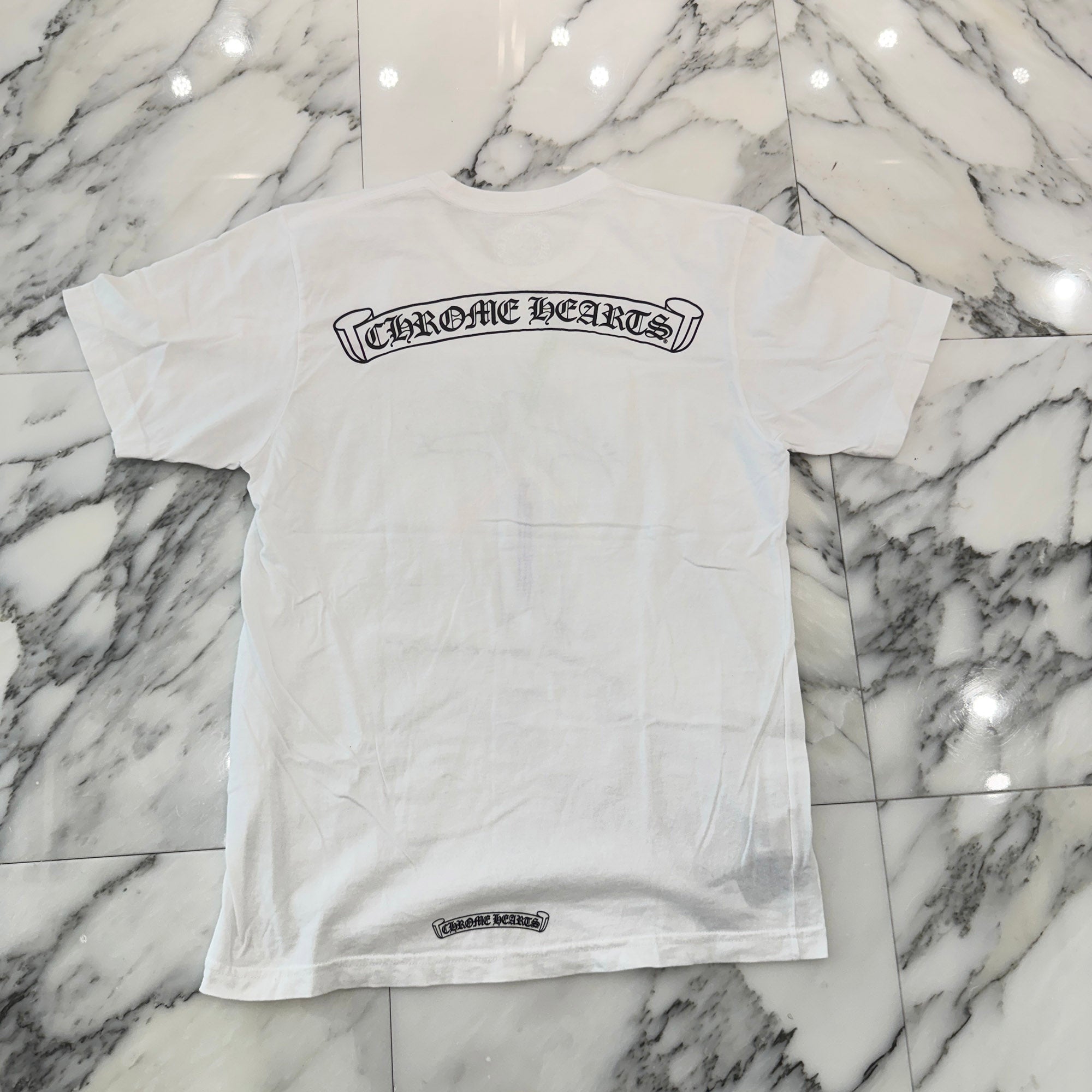 CHROME HEARTS × Marina Abramovic Back Scroll Print Tee Size M クロムハーツ × マリーナアブラモヴィッチ バックスクロール プリントTシャツ サイズM