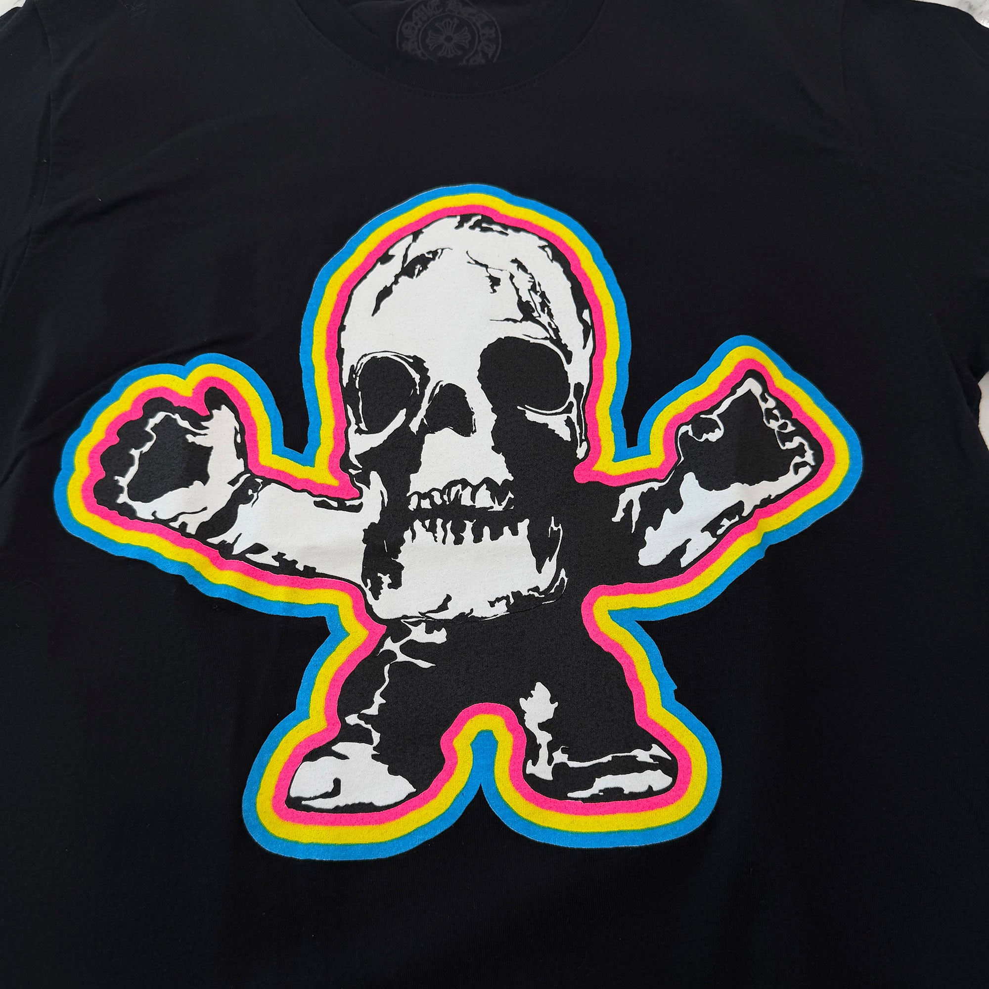 CHROME HEARTS 2024SS FOTI Rainbow Scroll Logo Tee Size M クロムハーツ フォティ レインボースクロールロゴ Tシャツ サイズM