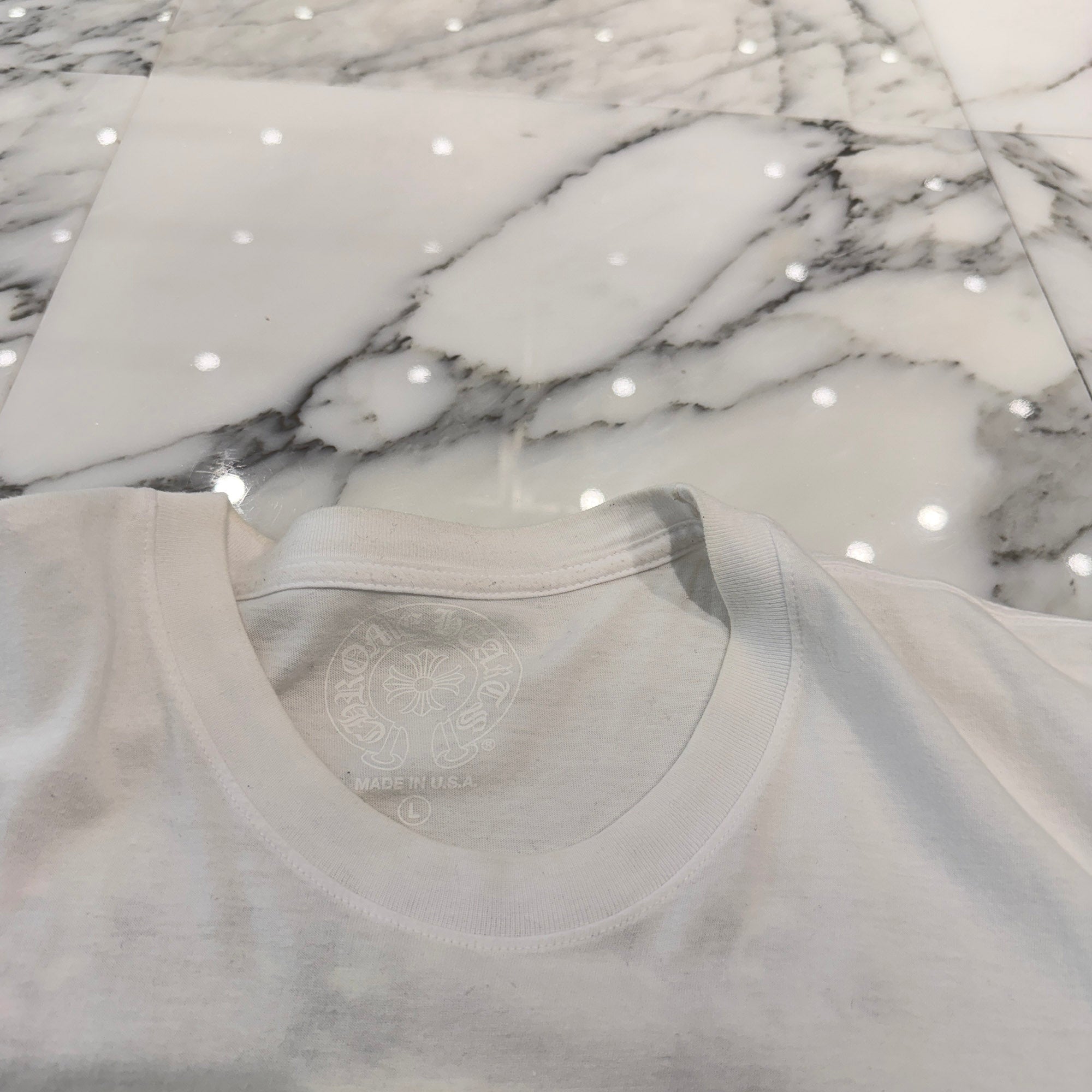 CHROME HEARTS 2024SS FOTI Rainbow Scroll Logo Tee Size L クロムハーツ フォティ レインボースクロールロゴ Tシャツ サイズL