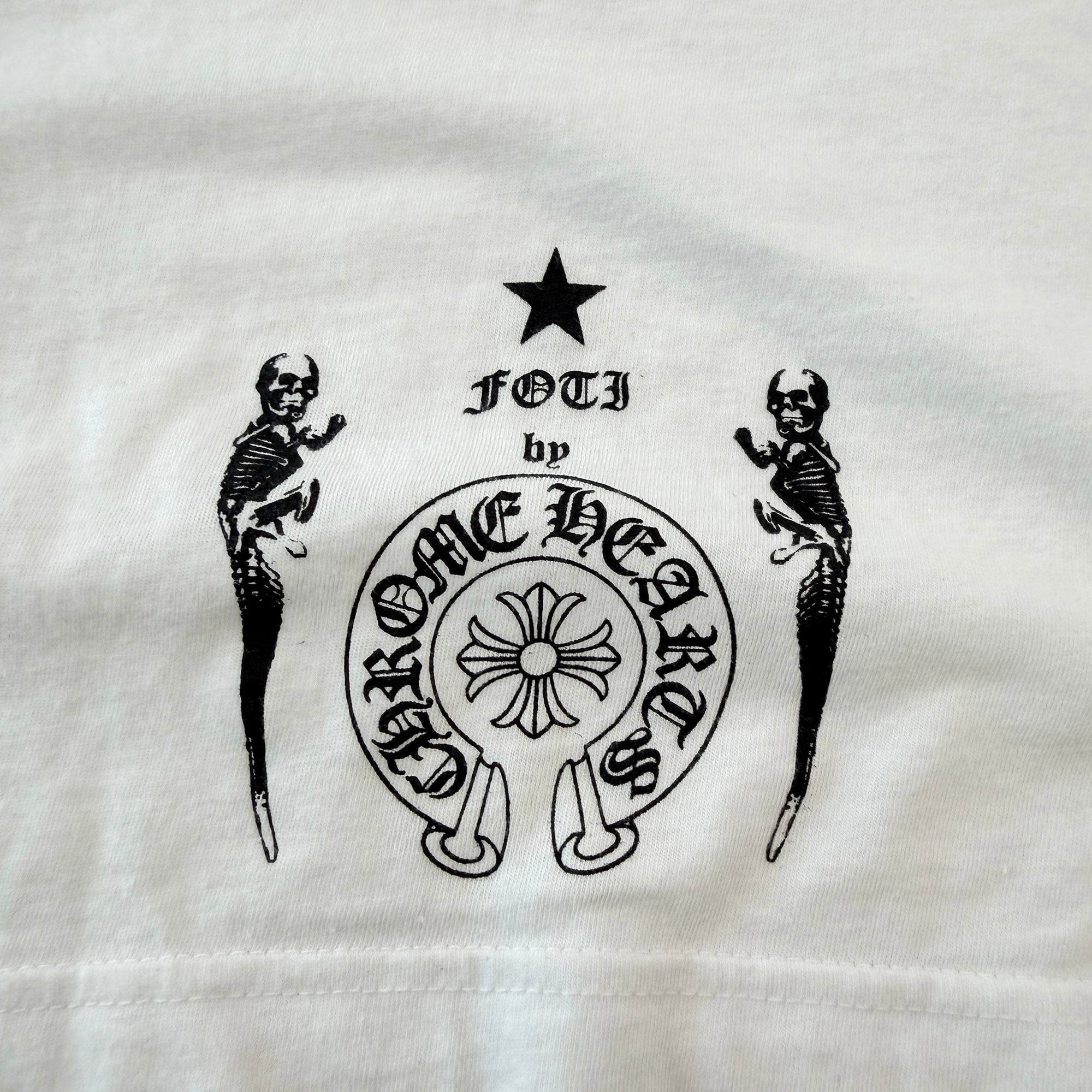 CHROME HEARTS 2024SS FOTI Rainbow Scroll Logo Tee Size L クロムハーツ フォティ レインボースクロールロゴ Tシャツ サイズL