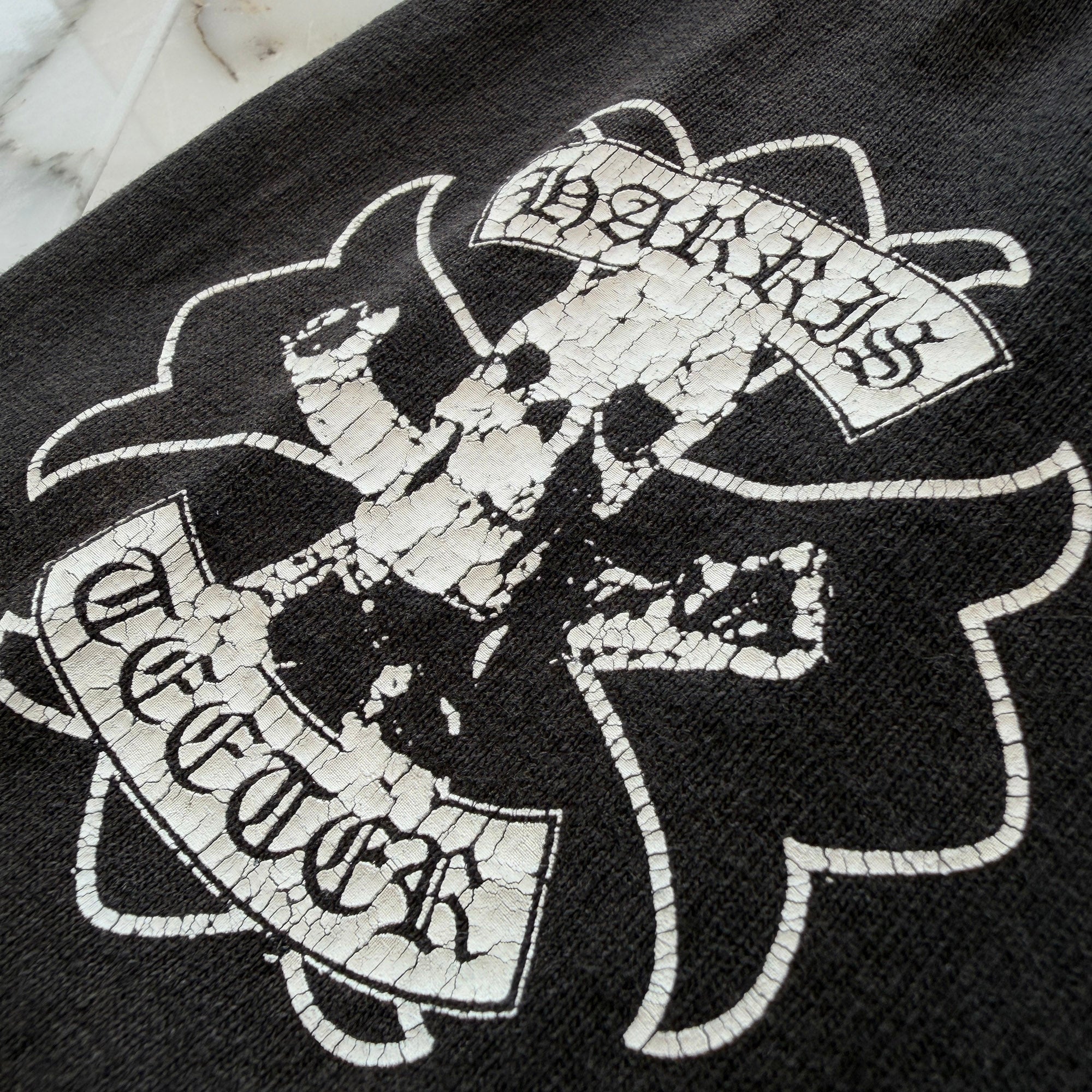 CHROME HEARTS FOTI Harris Teeter Print T Bar Logo Tee Size M クロムハーツ フォティ・ハリスティーター プリント Tバ－ ロゴTシャツ サイズM