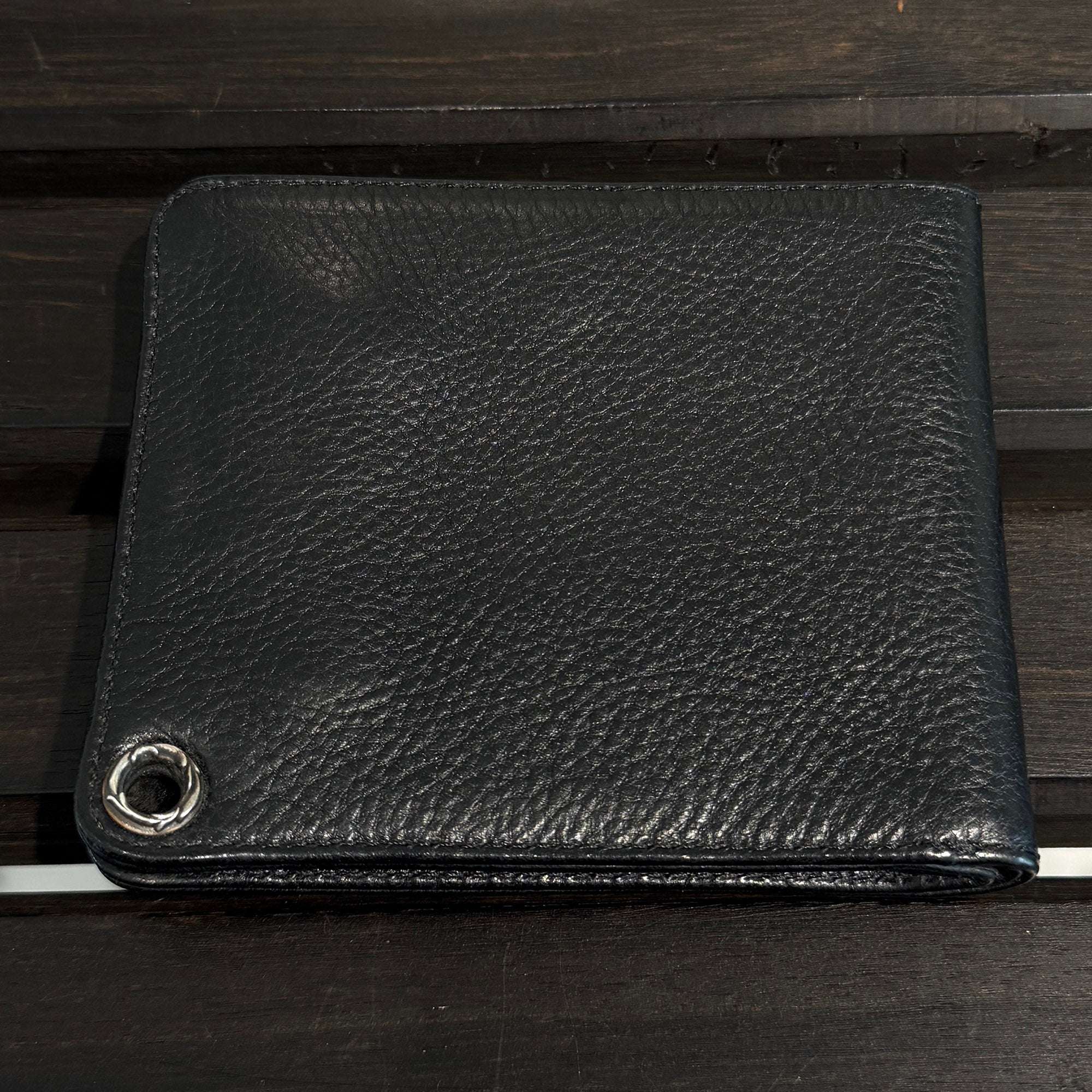 CHROME HEARTS 1SNAP Cross Ball Button Leather Wallet クロムハーツ 1スナップ クロスボールボタン レザーウォレット
