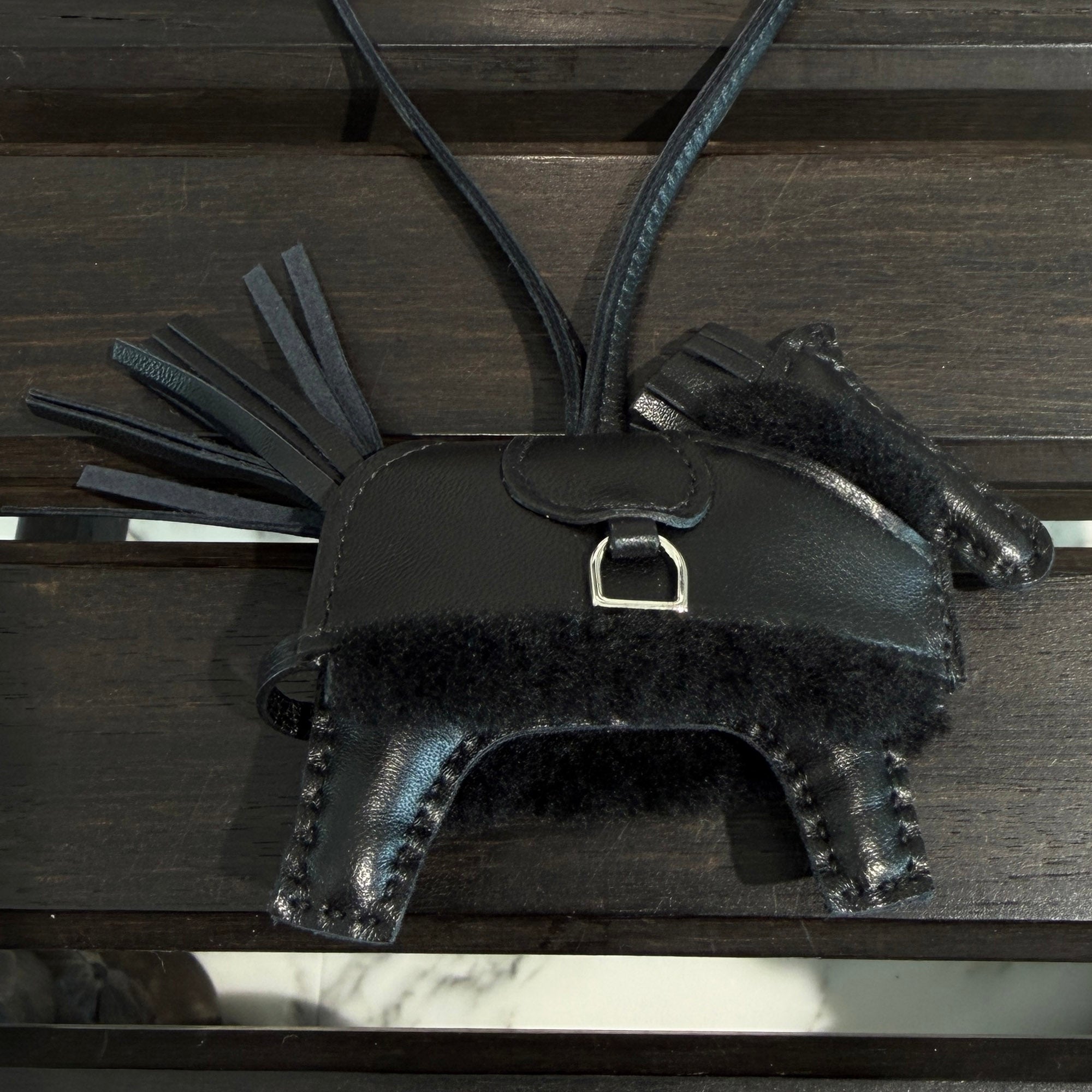 HERMES Rodeo Charm Robeo Plush PM G刻印 エルメス ロデオ チャーム ロベオ・プラッシュ PM G刻印
