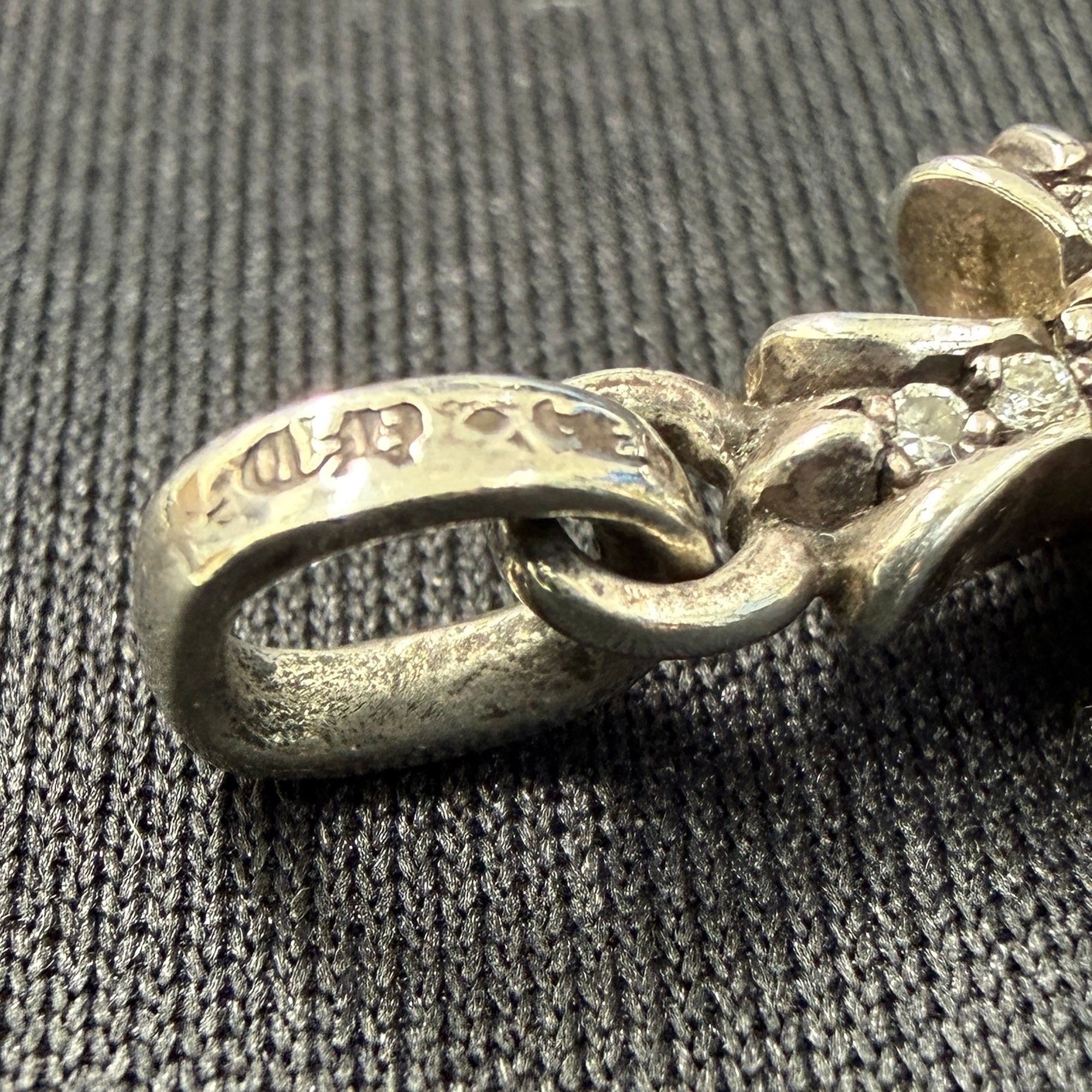 CHROME HEARTS CH Cross Baby Fat Charm Pave Diamond クロムハーツ CHクロス ベビーファット チャーム パヴェダイヤモンド