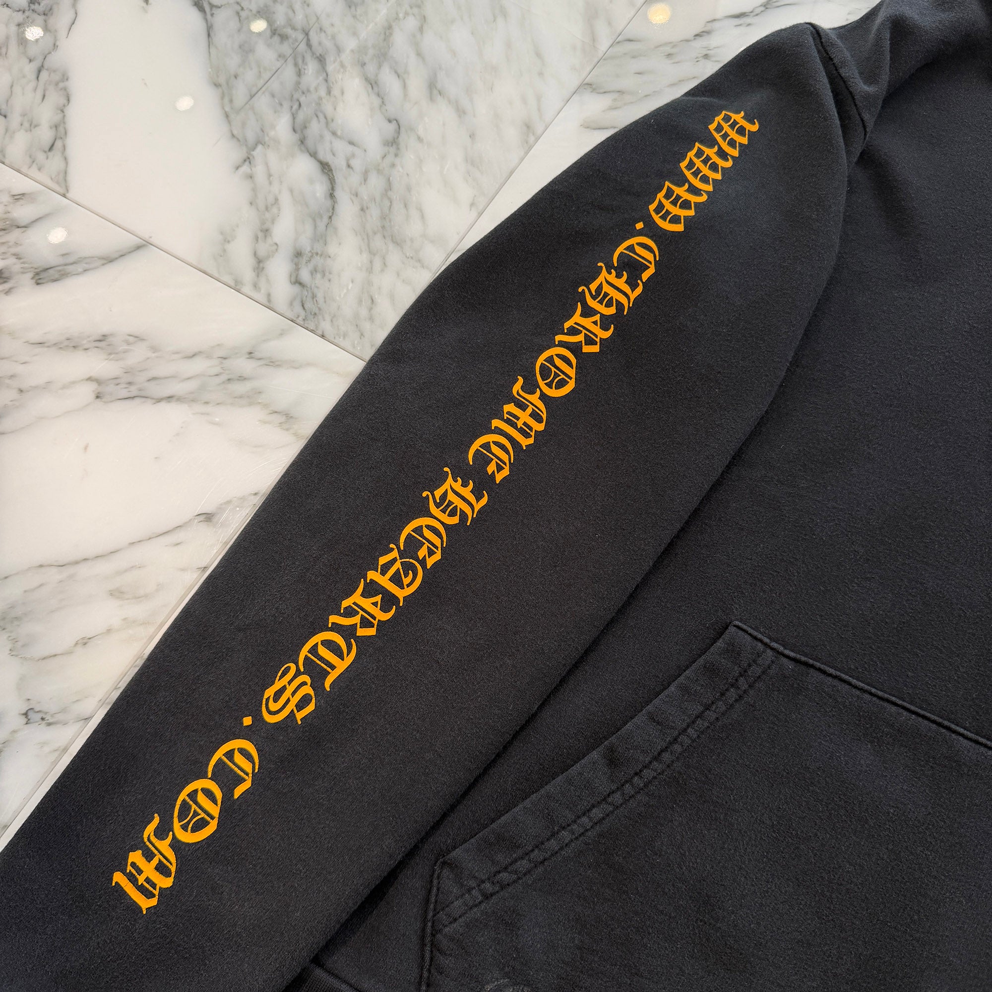 CHROME HEARTS Online Limited Horseshoe Side Logo Pullover Hoodie Size L クロムハーツ オンライン限定 ホースシューサイドロゴ プルオーバーフーディー サイズL