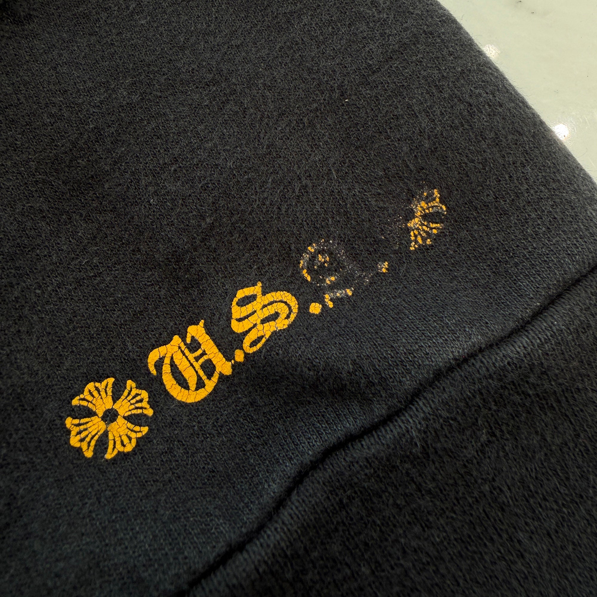 CHROME HEARTS Online Limited Horseshoe Side Logo Pullover Hoodie Size L クロムハーツ オンライン限定 ホースシューサイドロゴ プルオーバーフーディー サイズL
