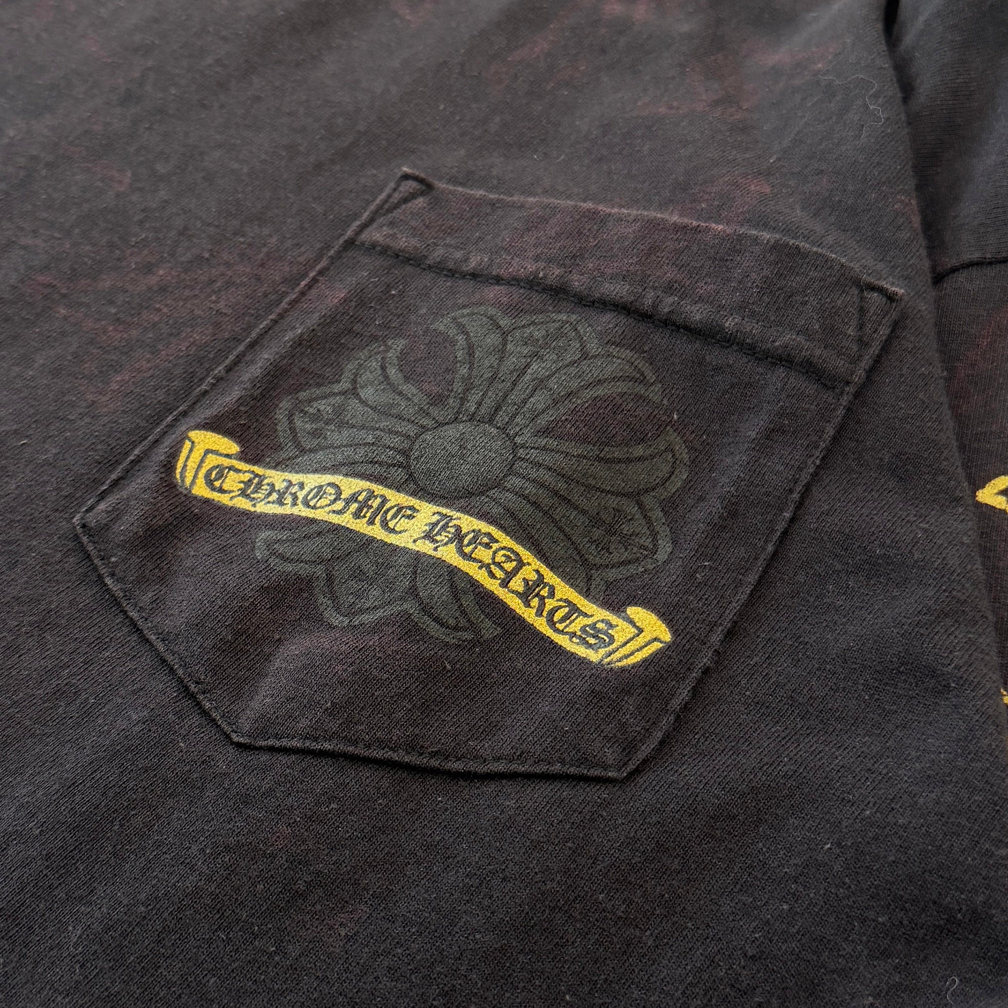 CHROME HEARTS Scroll Label Back Horseshoe Long Sleeve Tee Size M クロムハーツ スクロールラベル バックホースシュー ロングスリーブTシャツ サイズM