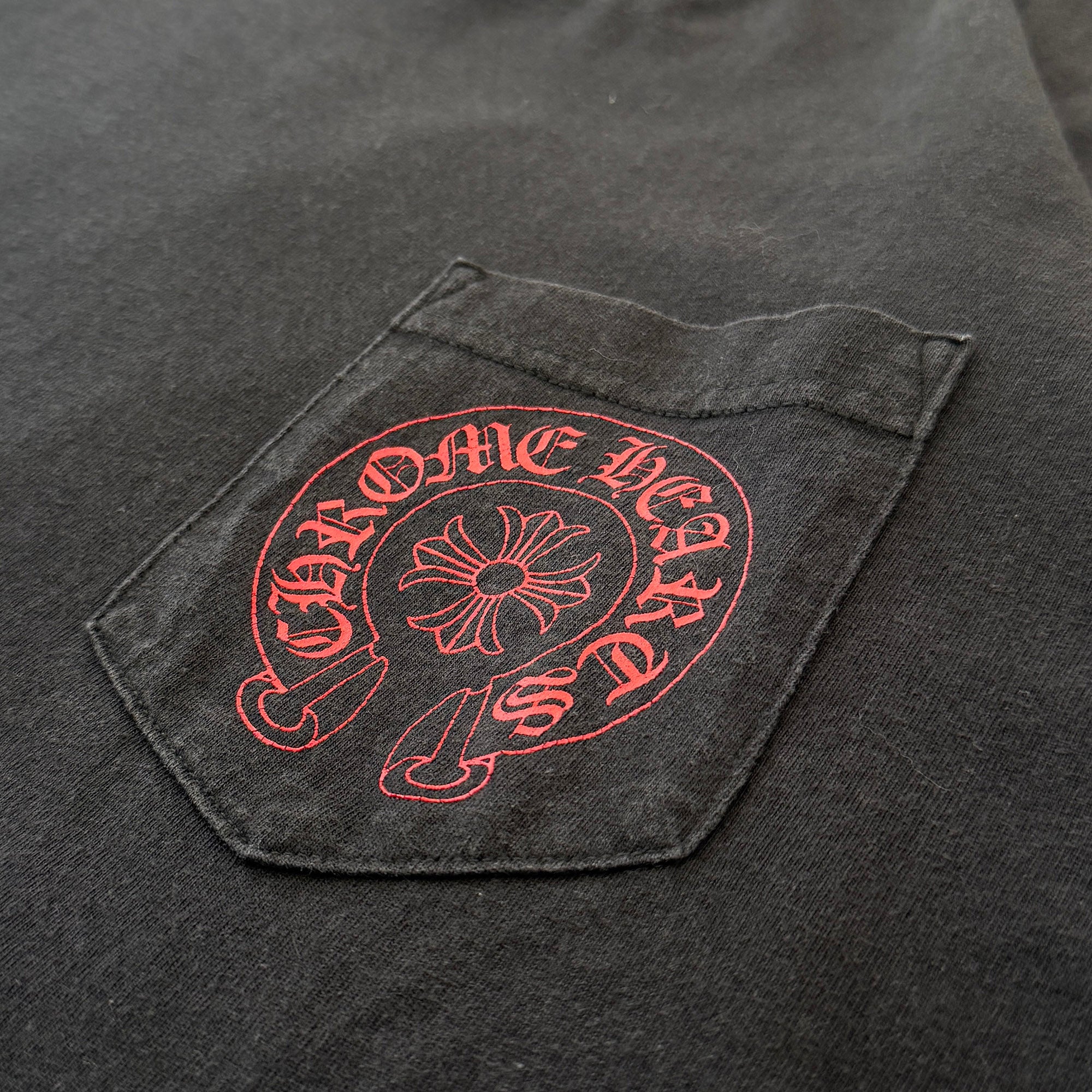 CHROME HEARTS Horseshoe on Floral Cross Snowflake Print Tee Size L クロムハーツ ホースシュー オン フローラルクロス スノーフレーク プリント Tシャツ サイズL