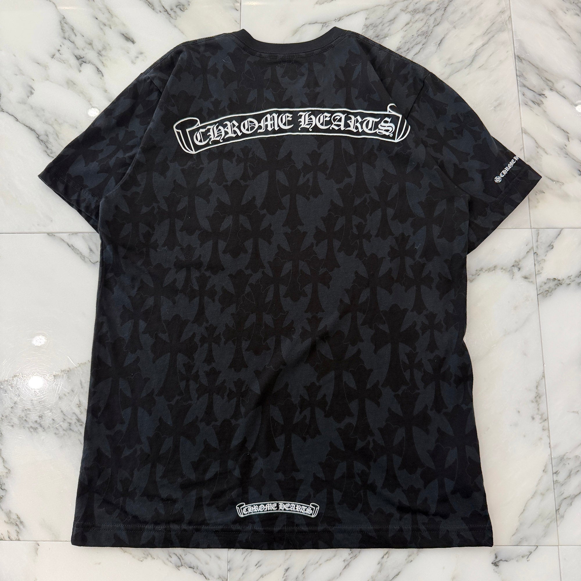 CHROME HEARTS 2024SS Graveyard Cemetery Cross Tee Size M クロムハーツ グレイブヤード セメタリークロスTシャツ サイズM