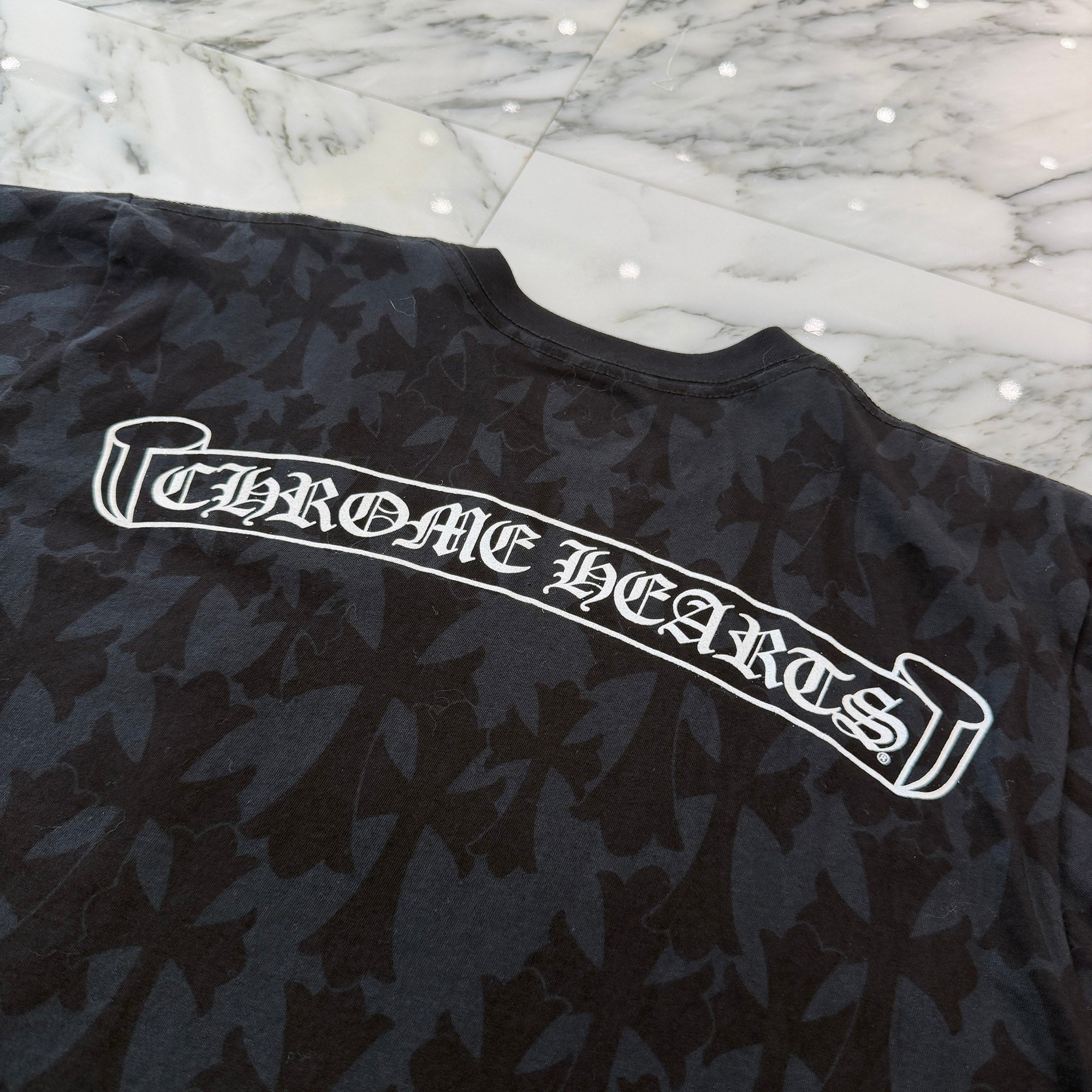 CHROME HEARTS 2024SS Graveyard Cemetery Cross Tee Size M クロムハーツ グレイブヤード セメタリークロスTシャツ サイズM