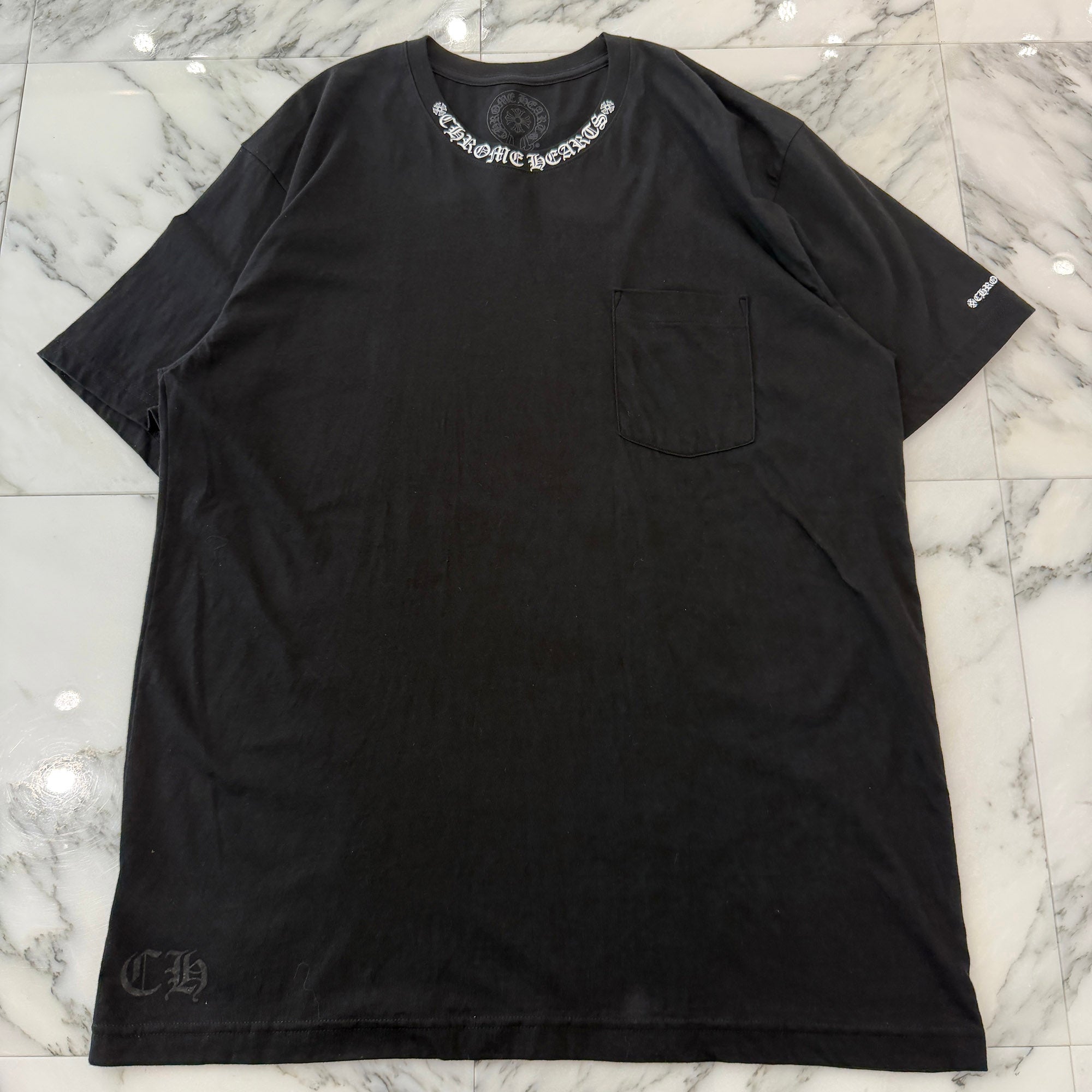 CHROME HEARTS Neck Logo Tee Size XL クロムハーツ ネックロゴ Tシャツ サイズXL