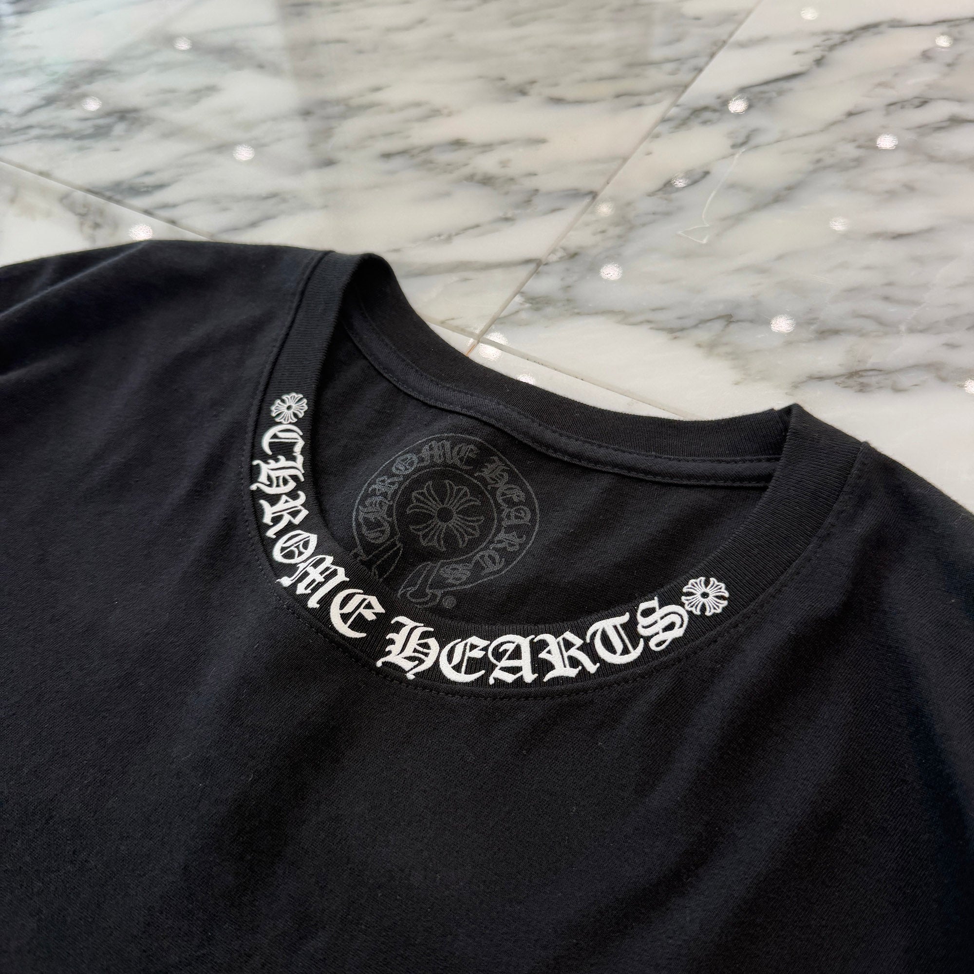 CHROME HEARTS Neck Logo Tee Size XL クロムハーツ ネックロゴ Tシャツ サイズXL