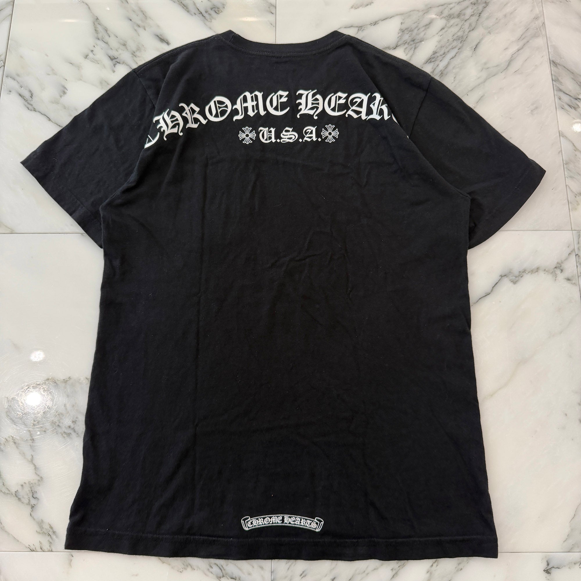 CHROME HEARTS Back Arch USA Logo Tee Size M クロムハーツ バックアーチ USA ロゴ Tシャツ サイズM
