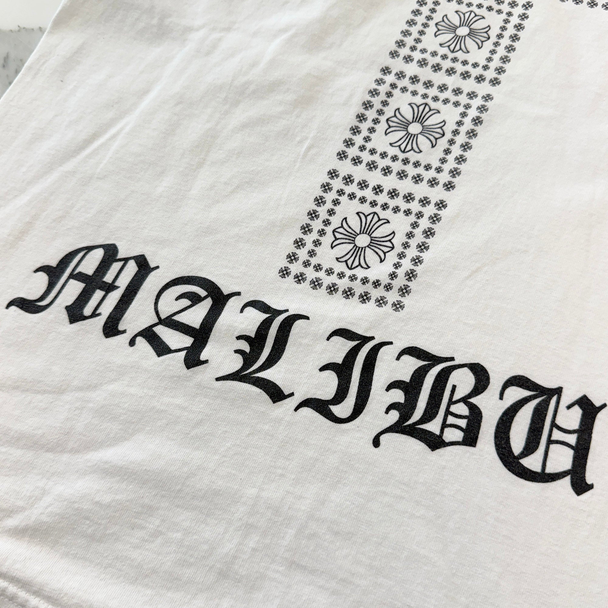 CHROME HEARTS Malibu Limited CH Plus Block Cross Tee Size M クロムハーツ マリブ限定 CHクロス ブロッククロスTシャツ サイズM