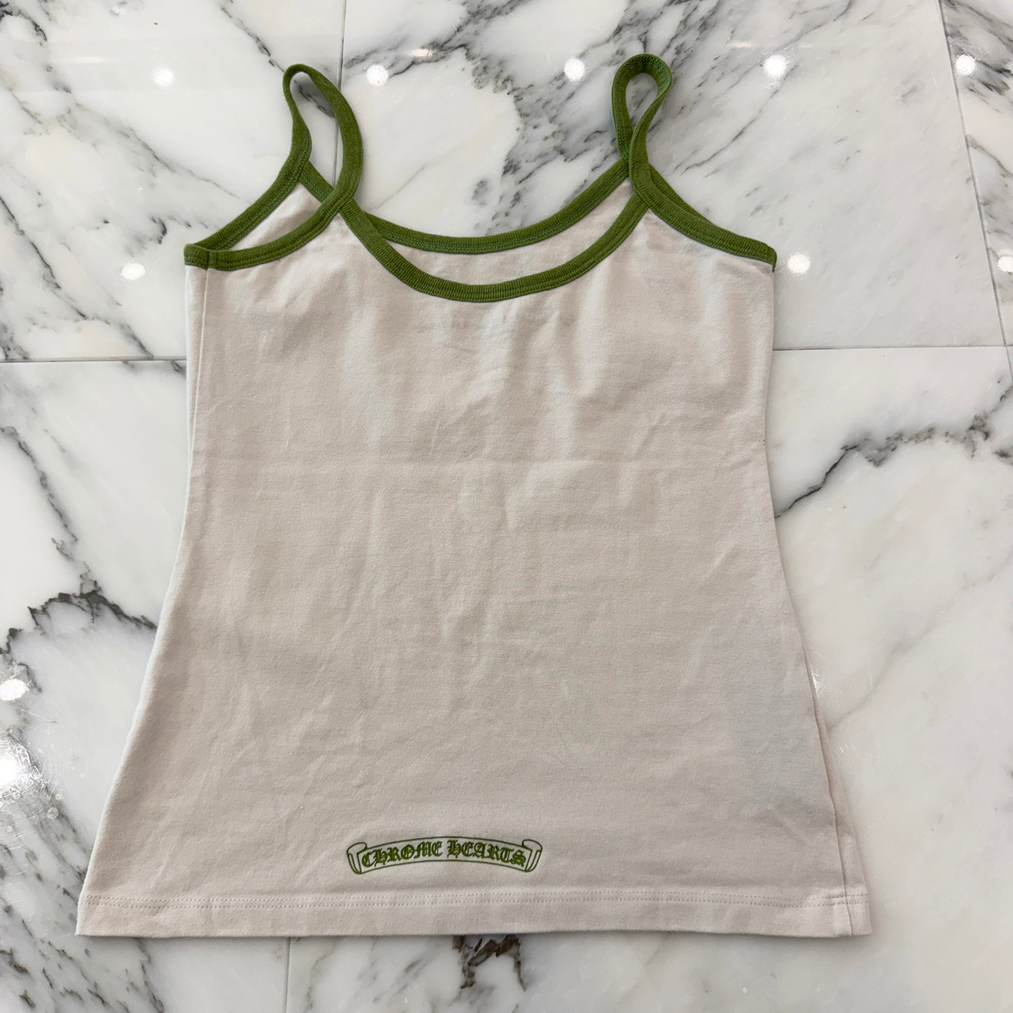 CHROME HEARTS Horseshoe Short Camisole Top Size S クロムハーツ ホースシュー ショート キャミソールトップ サイズS