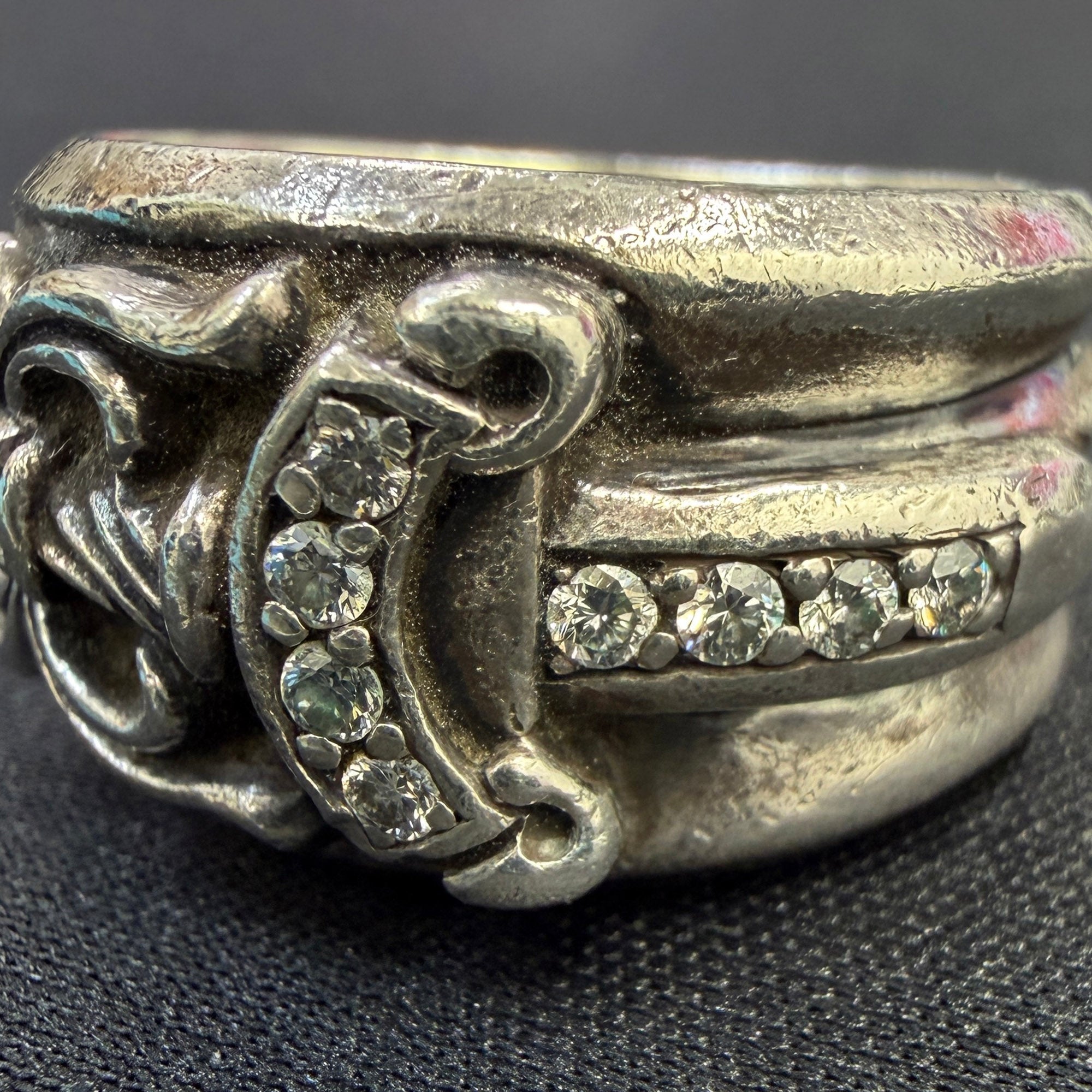 CHROME HEARTS Dagger Ring Pave Diamond Size 約18.5号 クロムハーツ ダガーリング パヴェダイヤモンド サイズ約18.5号