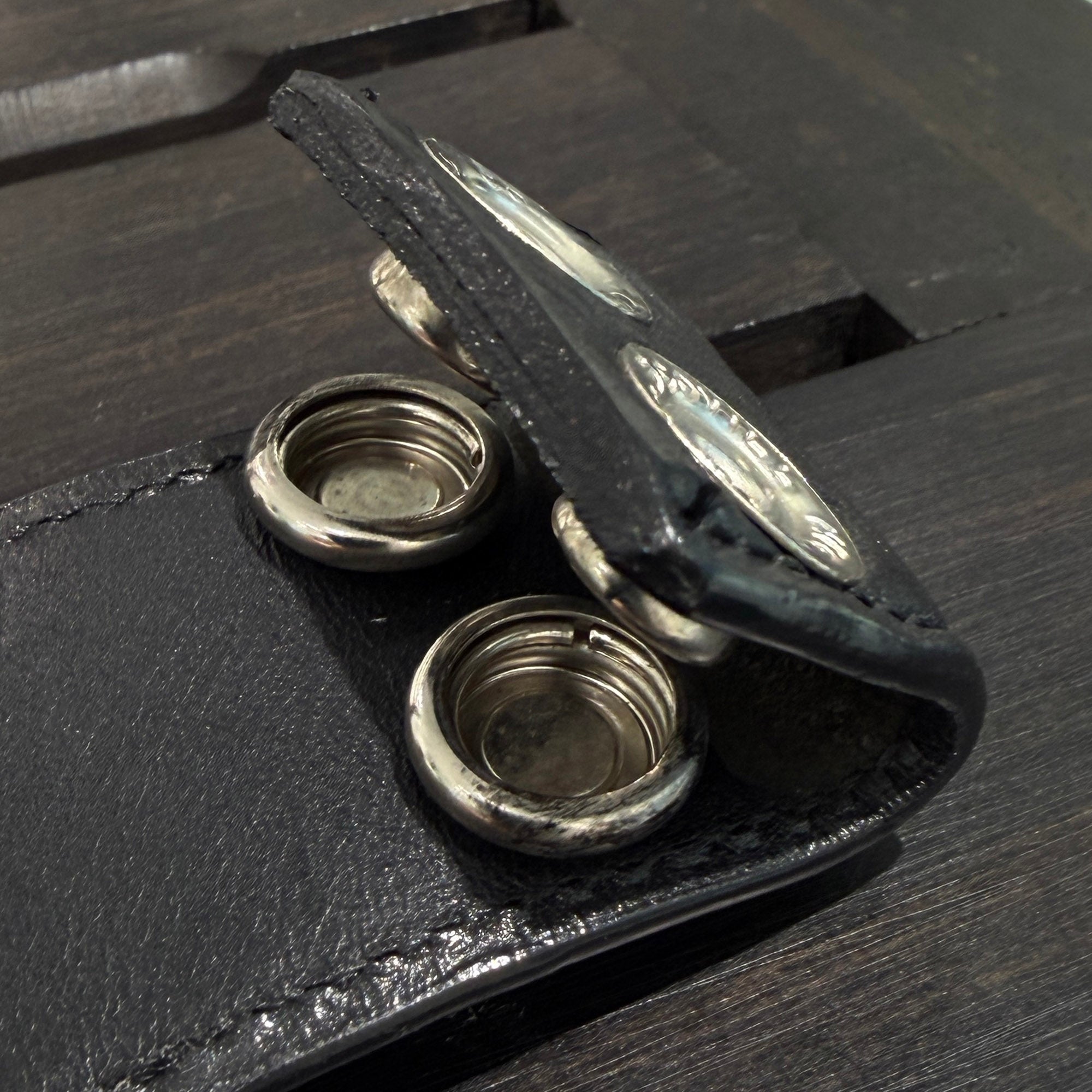 CHROME HEARTS 1.5 STRAP Horseshoe Rivet Leather Belt Size 40 クロムハーツ 1.5ストラップ ホースシューリベット レザーベルト サイズ40