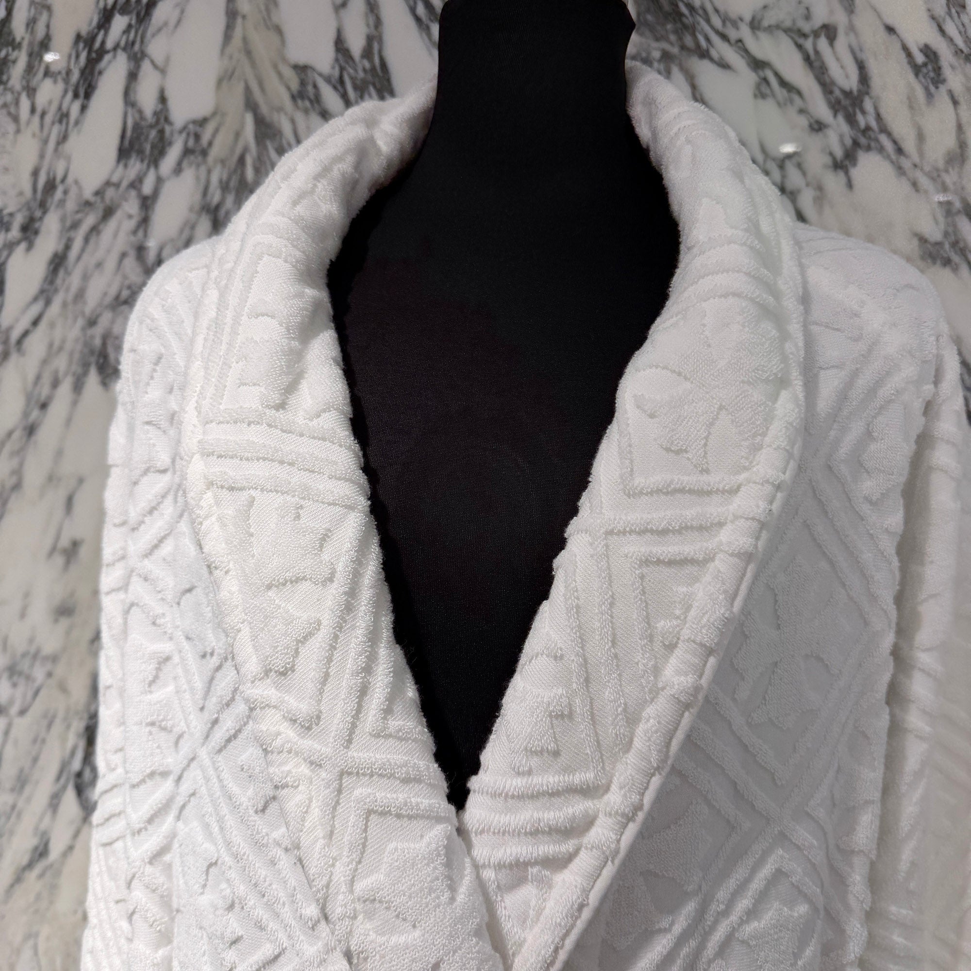 CHROME HEARTS Y NOT CH Plus Pattern Pile Bathrobe Size L/XL クロムハーツ ワイノット CHプラス総柄 パイル地 バスローブ サイズL/XL