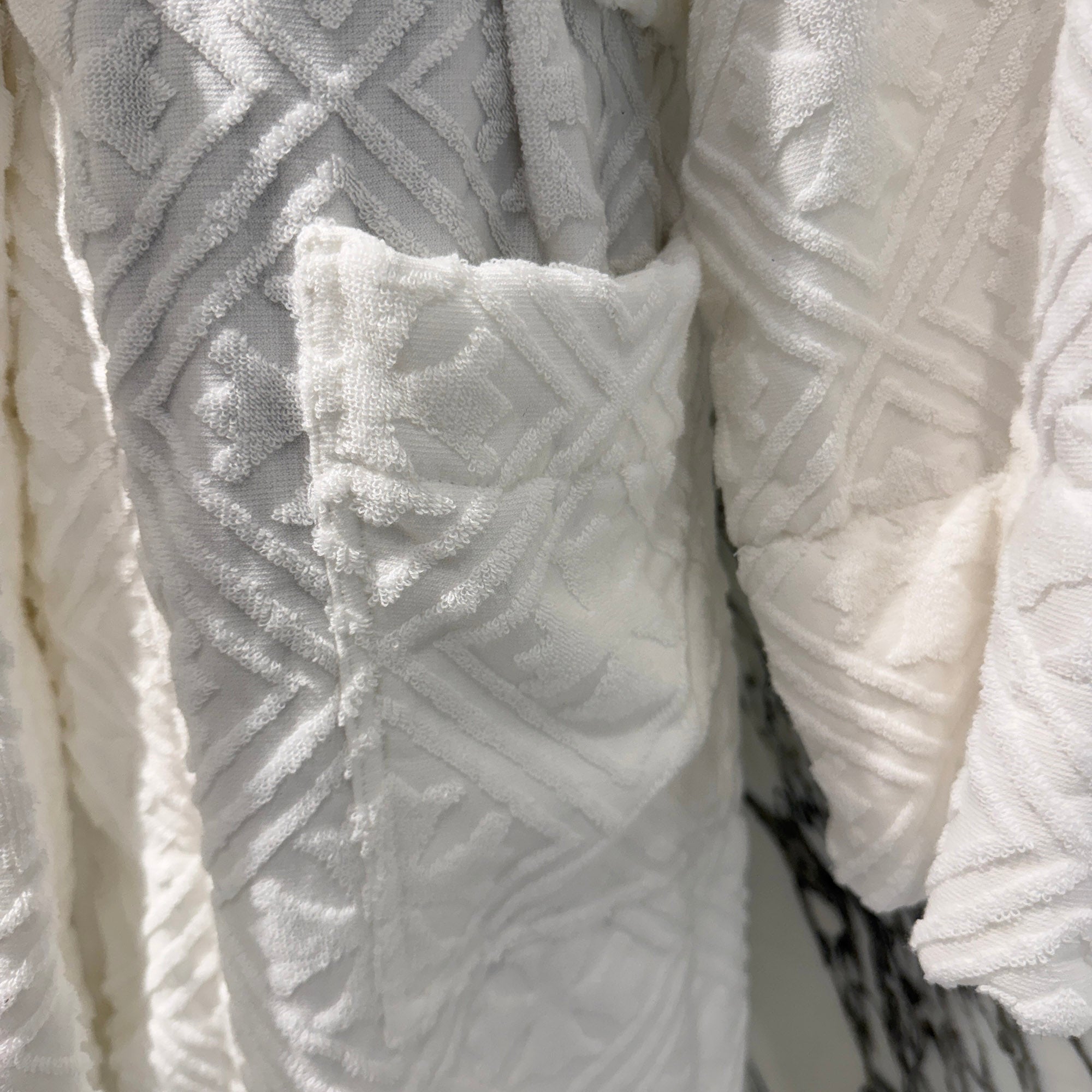 CHROME HEARTS Y NOT CH Plus Pattern Pile Bathrobe Size L/XL クロムハーツ ワイノット CHプラス総柄 パイル地 バスローブ サイズL/XL