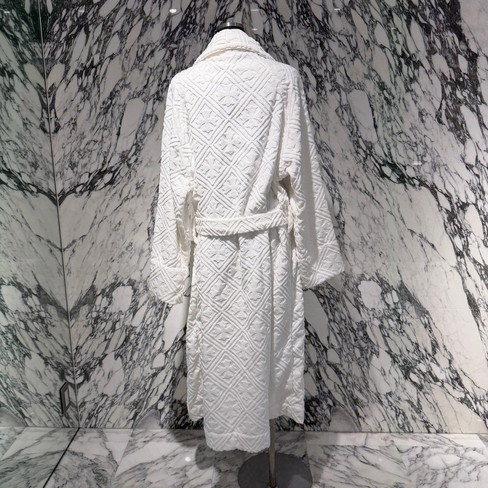 CHROME HEARTS Y NOT CH Plus Pattern Pile Bathrobe Size L/XL クロムハーツ ワイノット CHプラス総柄 パイル地 バスローブ サイズL/XL