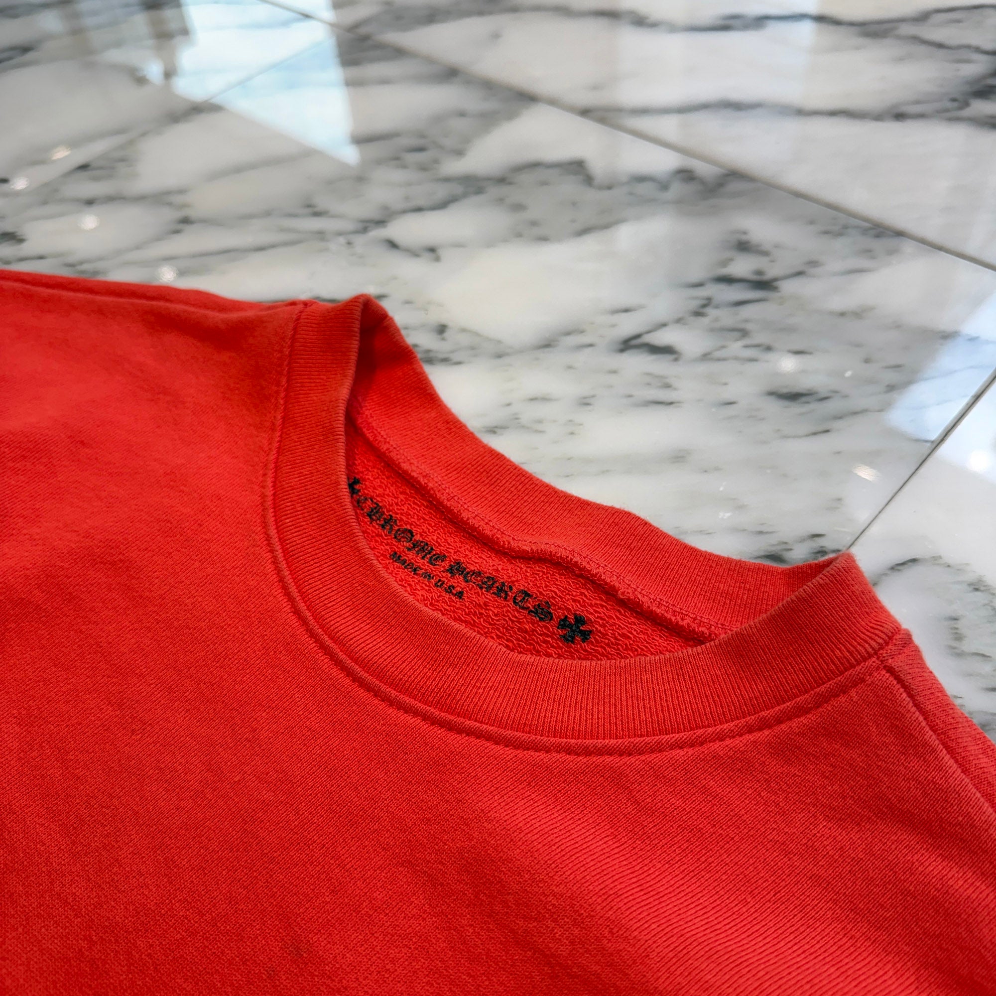 CHROME HEARTS × MATTY BOY 2023SS Sadistic Lipstick Sweat Shirt Size L クロムハーツ × マッティボーイ サディスティックリップスティック クルーネックスウェットシャツ サイズL