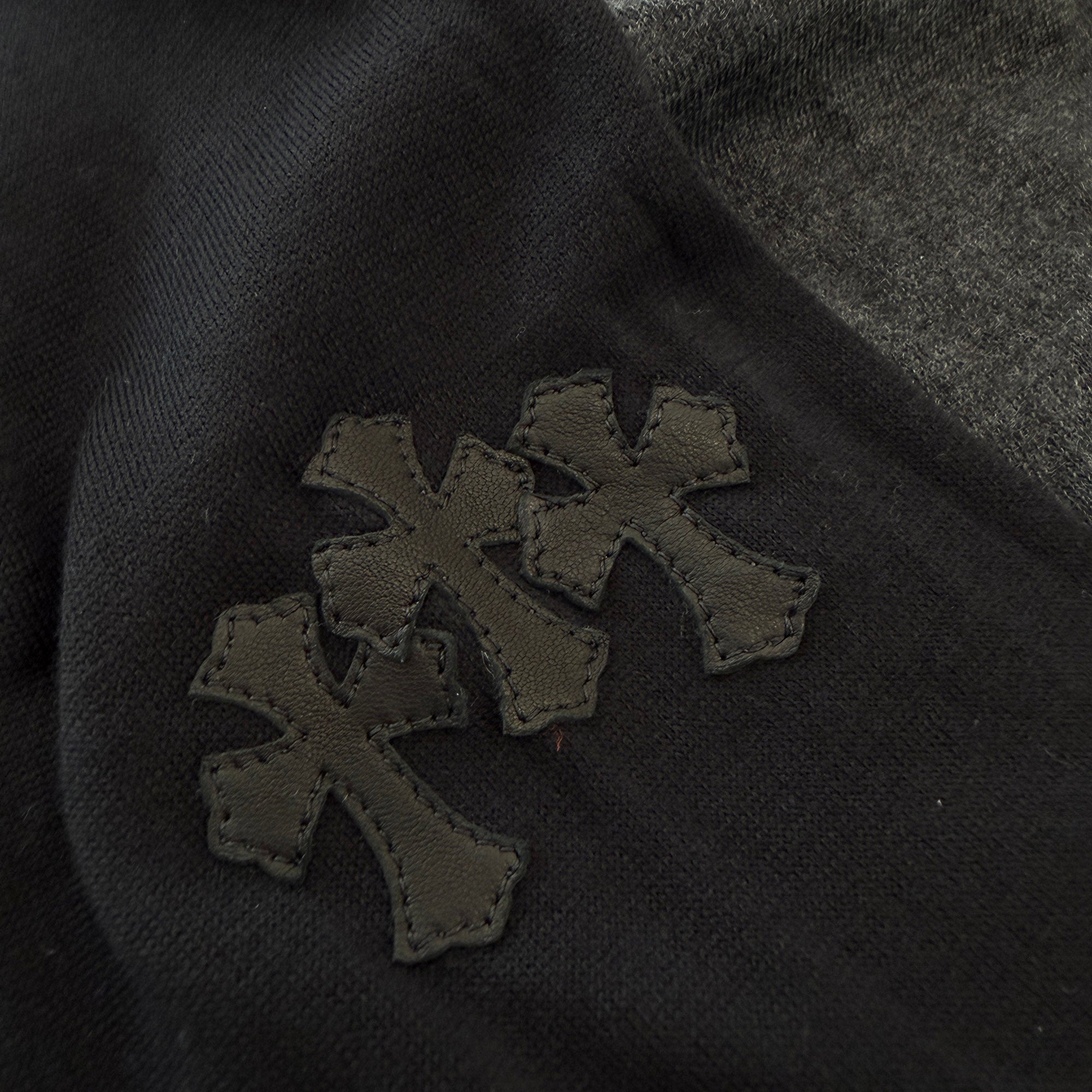 CHROME HEARTS 2026SS 3 Cross Patch CH Logo Embroidery Raglan Long Sleeve Tee Size XL クロムハーツ 3クロスパッチ CHロゴ刺繍 ラグラン ロングスリーブTシャツ サイズXL