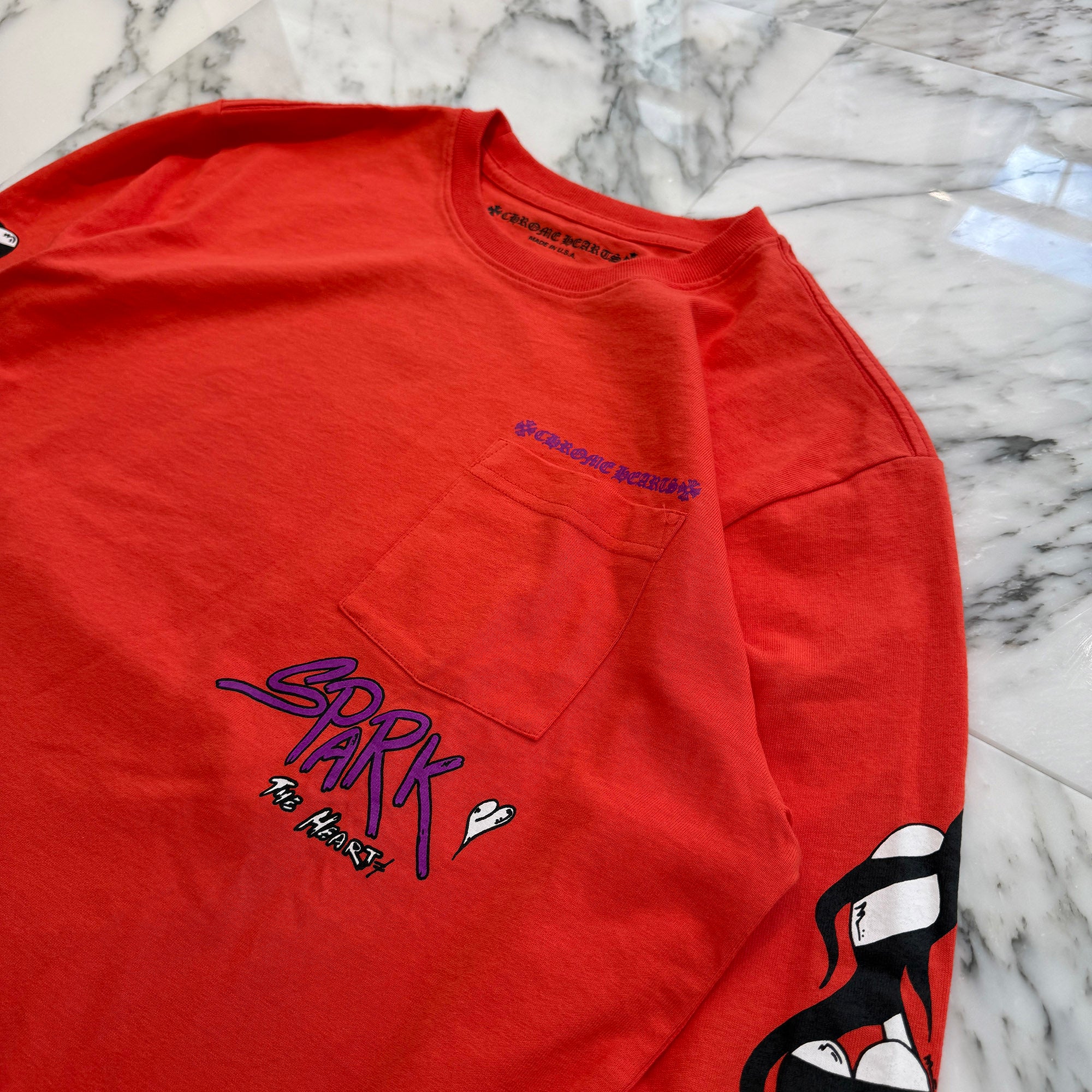 CHROME HEARTS×MATTY BOY 2023SS Sadistic Lipstick Long Sleeve Tee Size L クロムハーツ × マッティボーイ サディスティックリップスティック ロングスリーブTシャツ サイズL