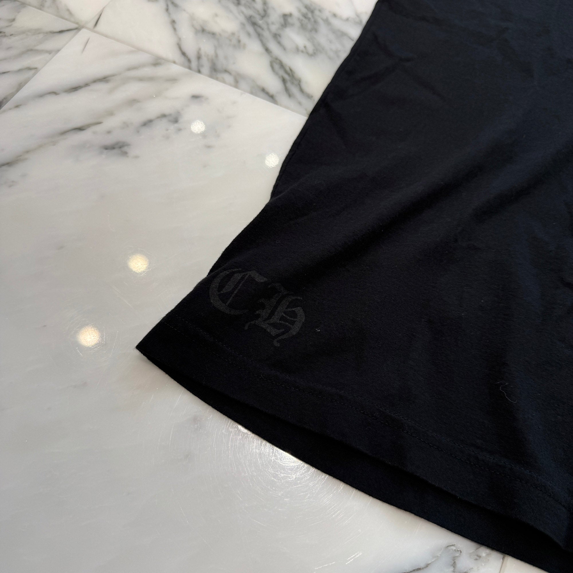 CHROME HEARTS Neck Logo Tee Size L クロムハーツ ネックロゴ Tシャツ サイズL