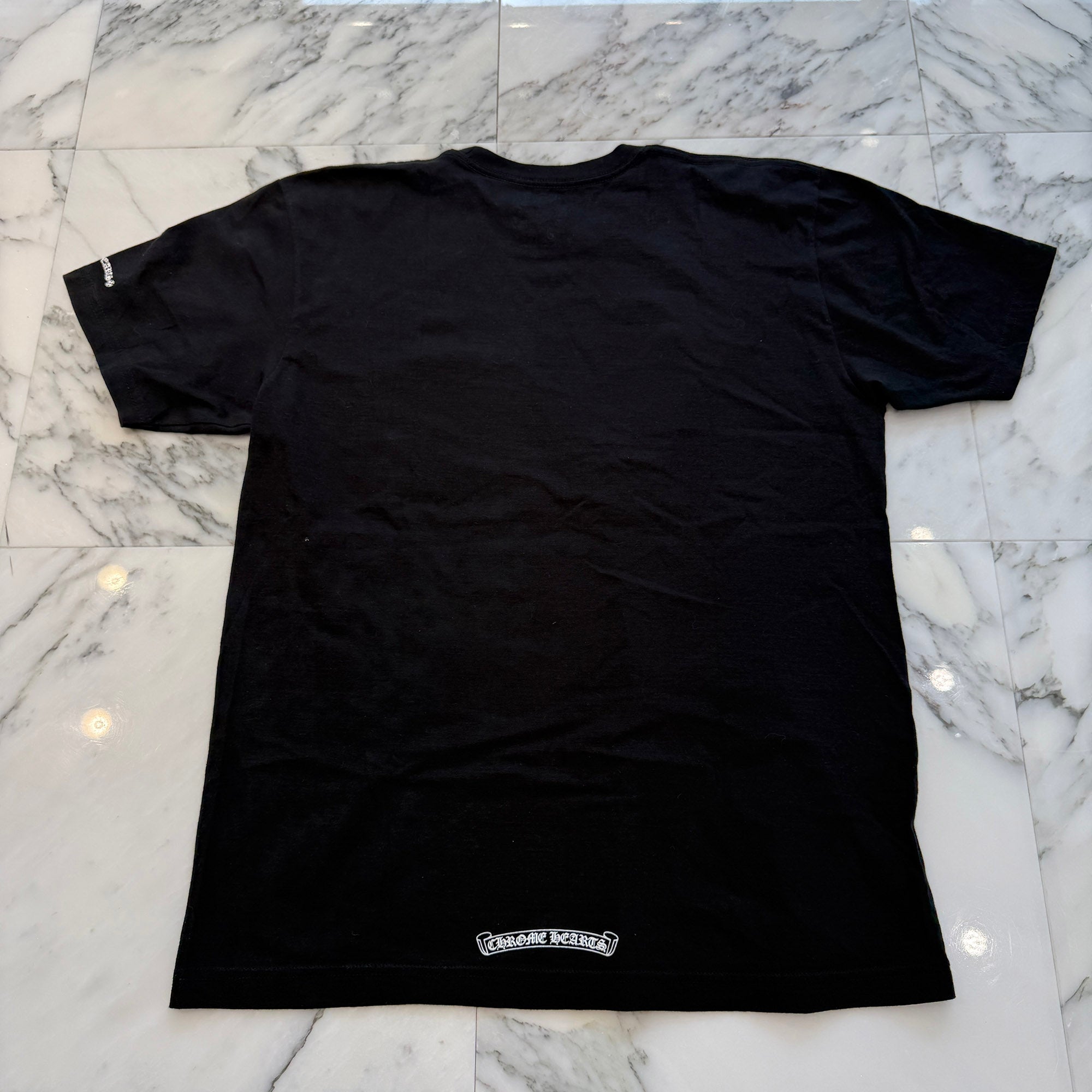 CHROME HEARTS Neck Logo Tee Size L クロムハーツ ネックロゴ Tシャツ サイズL
