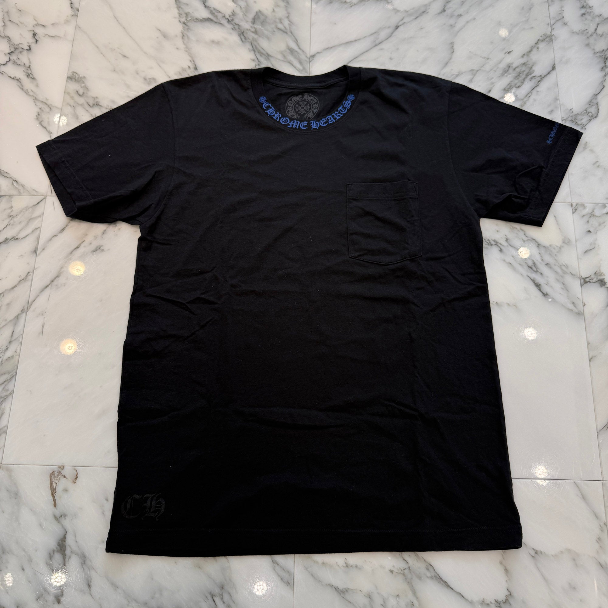 CHROME HEARTS Neck Logo Tee Size L クロムハーツ ネックロゴ Tシャツ サイズL