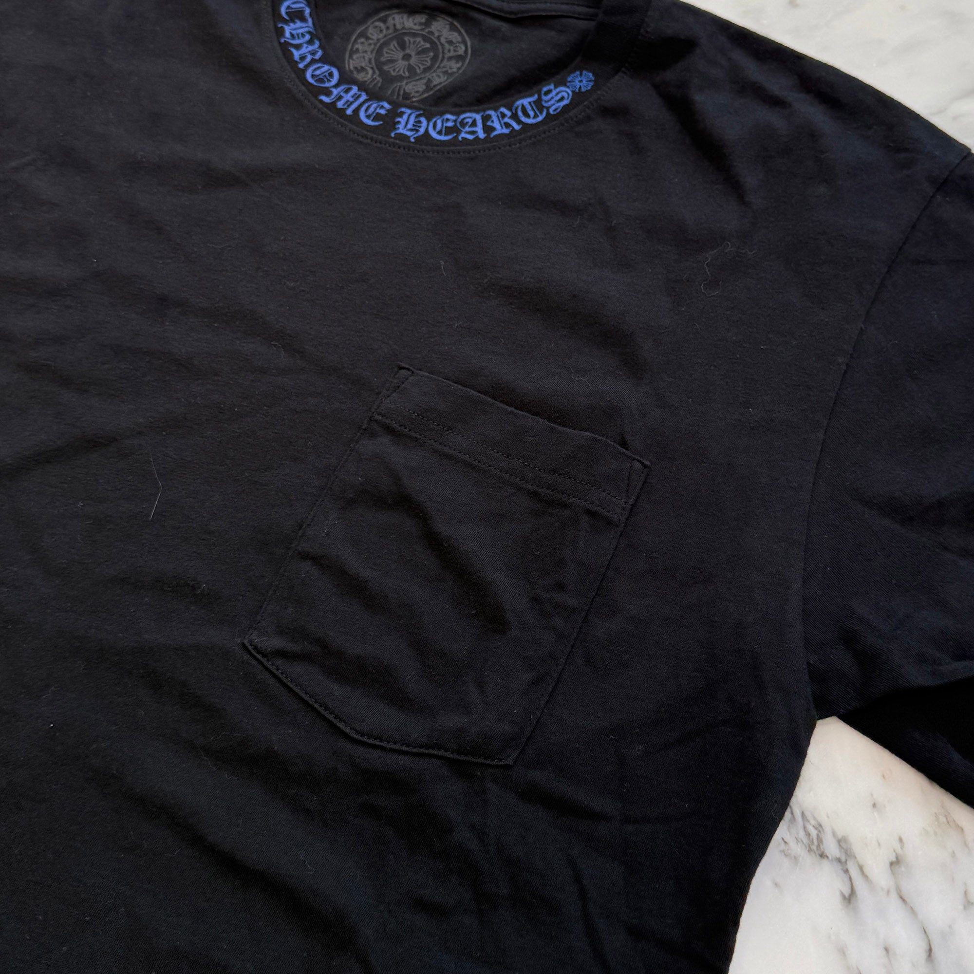 CHROME HEARTS Neck Logo Tee Size L クロムハーツ ネックロゴ Tシャツ サイズL