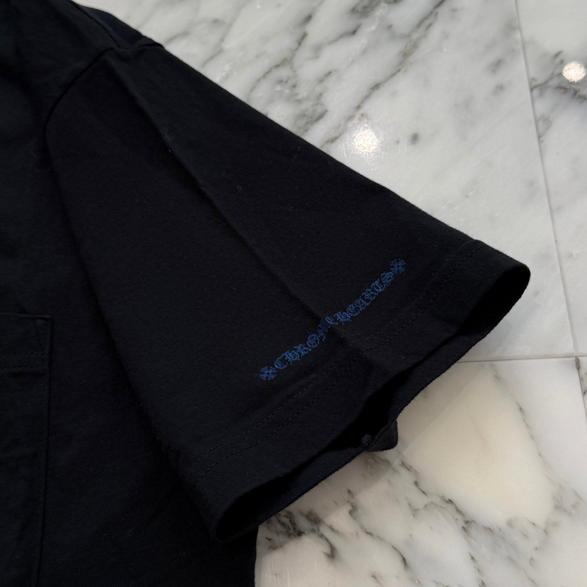 CHROME HEARTS Neck Logo Tee Size L クロムハーツ ネックロゴ Tシャツ サイズL