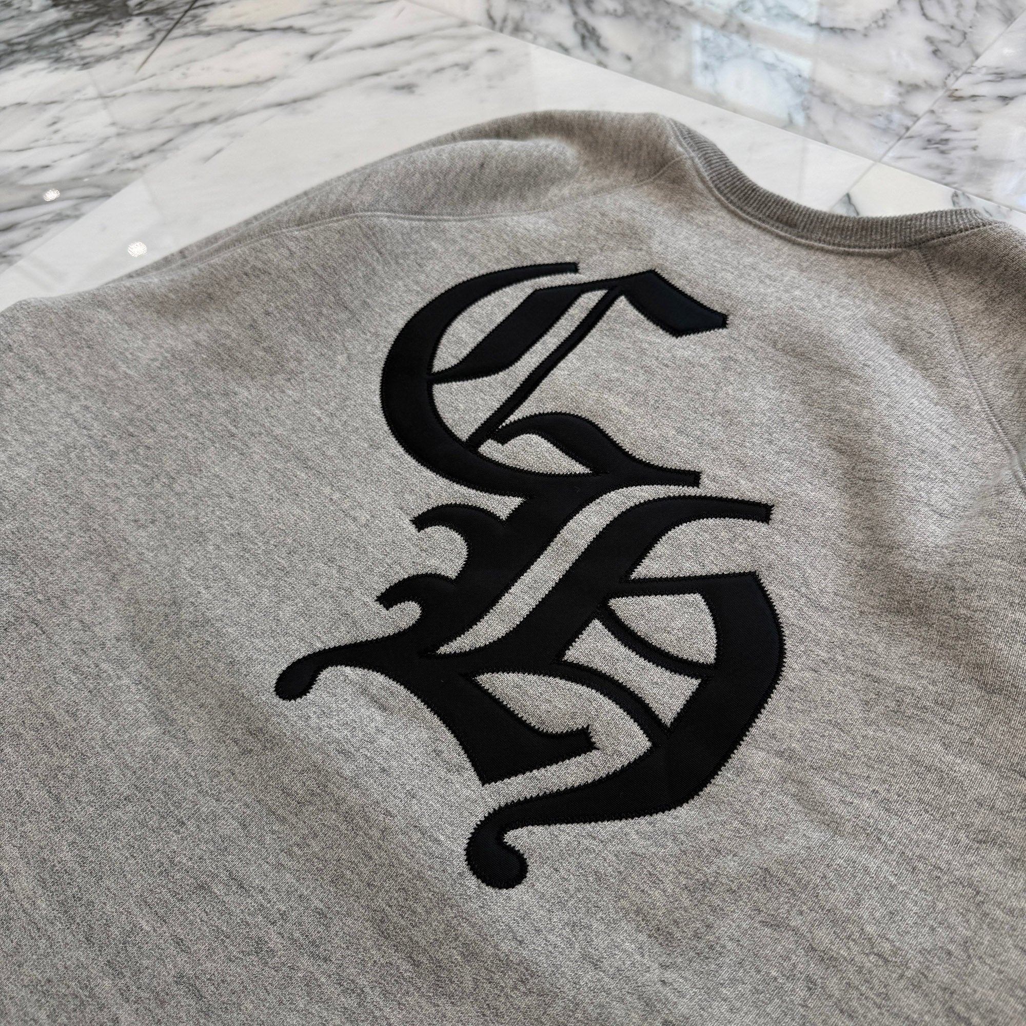 CHROME HEARTS 2025SS Y NOT Cemetery Cross Applique Embroidery Sweatshirt Size XL クロムハーツ ワイノット セメタリークロス アップリケ刺繡 スウェットシャツ サイズXL