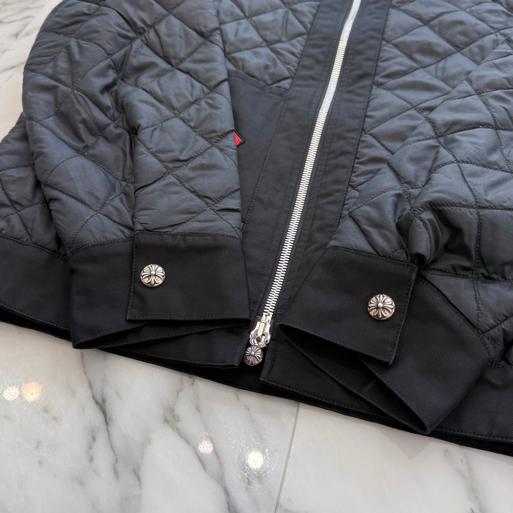 CHROME HEART × MATTY BOY CHOMPER NYLON QUILTING JACKET Size L クロムハーツ × マッティボーイ チョンパーキルティングナイロンジャケット サイズL