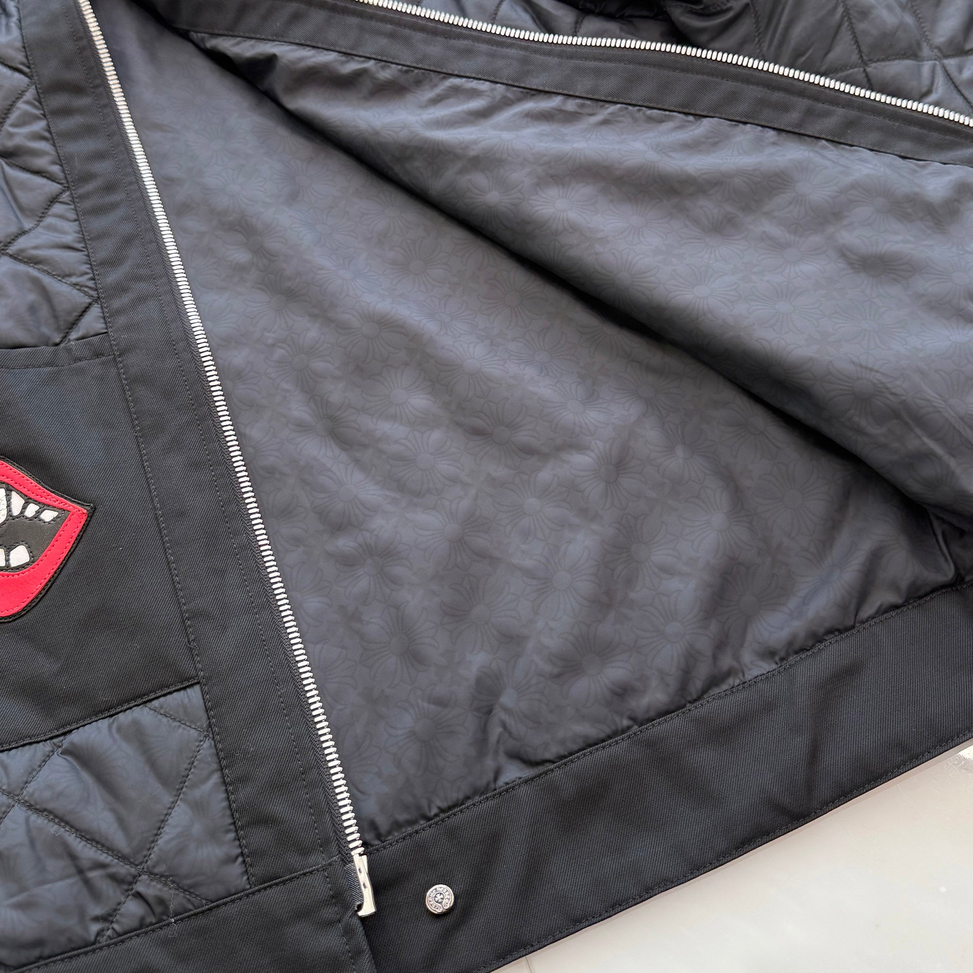 CHROME HEART × MATTY BOY CHOMPER NYLON QUILTING JACKET Size L クロムハーツ × マッティボーイ チョンパーキルティングナイロンジャケット サイズL